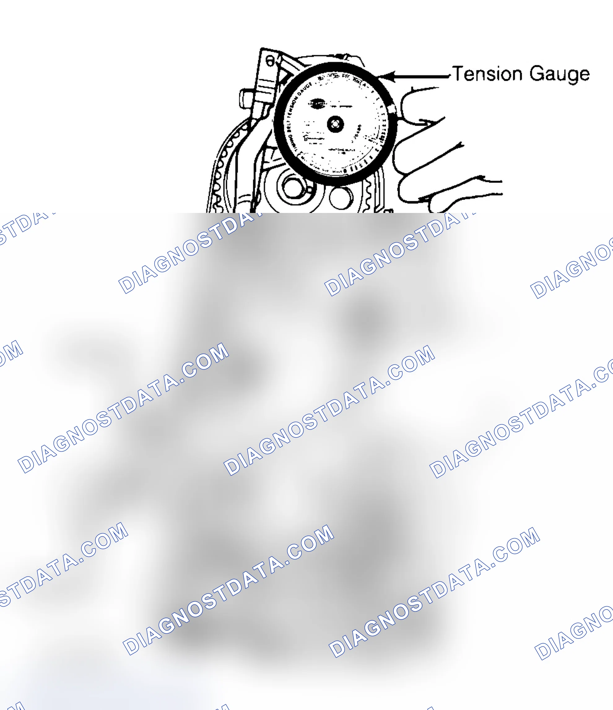 Scheme 28: Adjusting Typical Timing Belt Tension