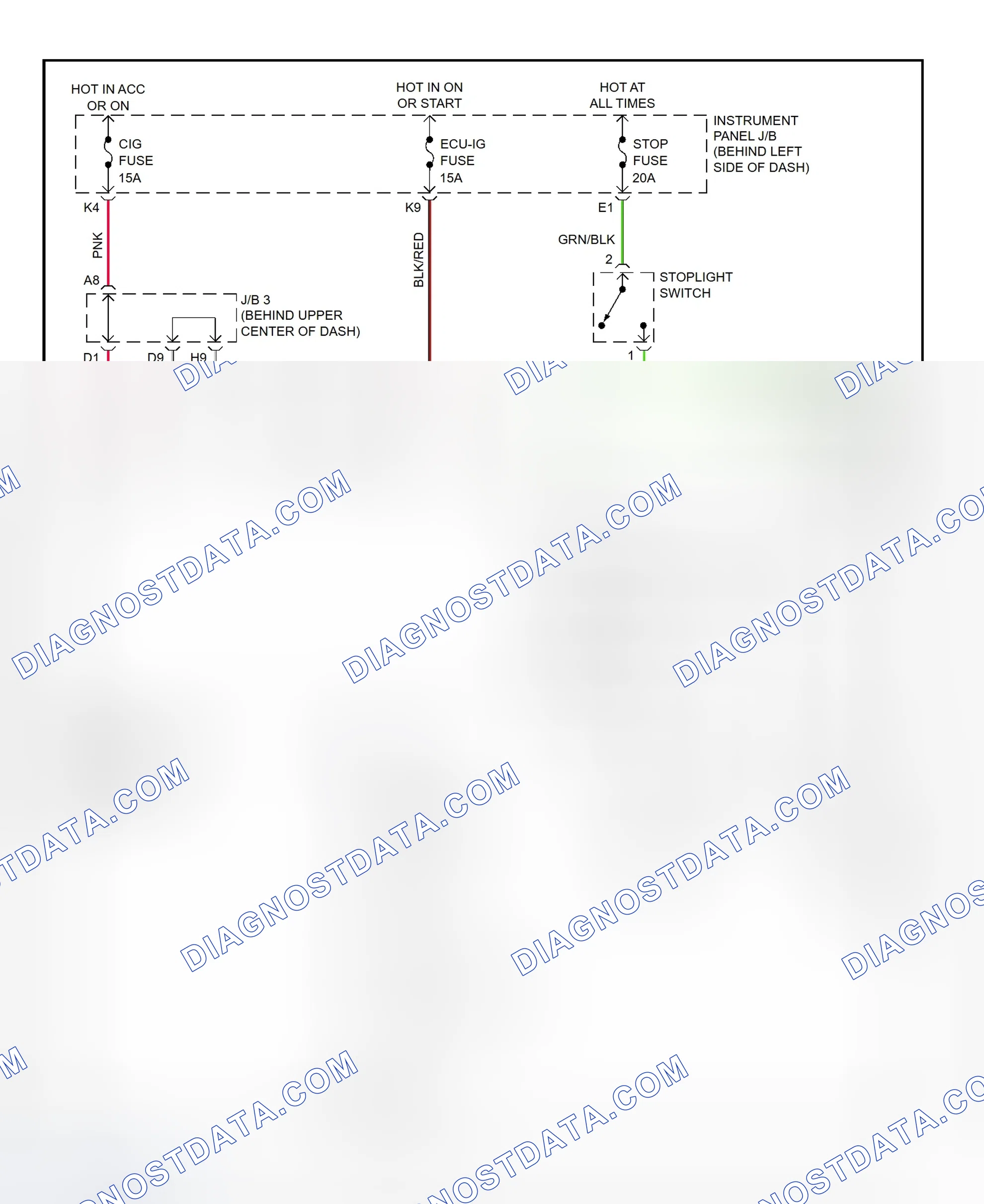 Scheme 157: Shift Lock System Wiring Diagram (Lexus RX300)
