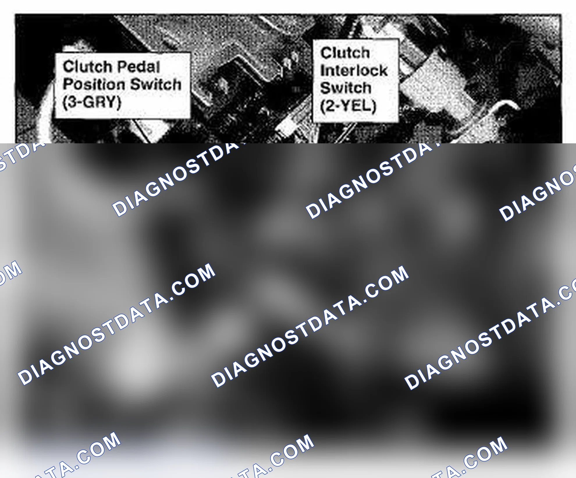 Scheme 1233: Under Left Side Of Dash (M/T) Component Location (Photo 224)