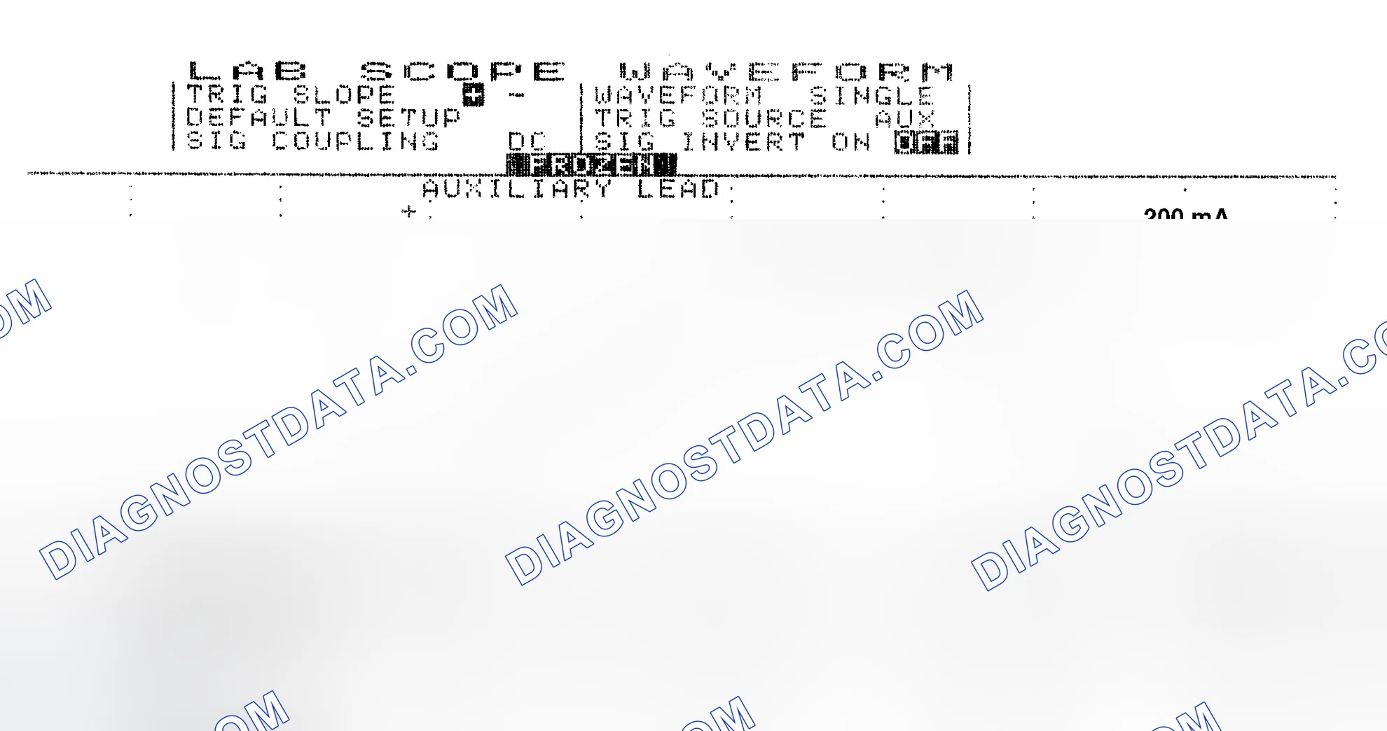 Scheme 13: Single Injector w/Normal Current Flow - Current Pattern