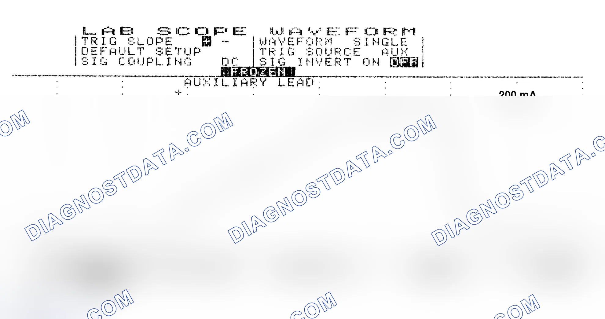 Scheme 13: Single Injector w/Normal Current Flow - Current Pattern