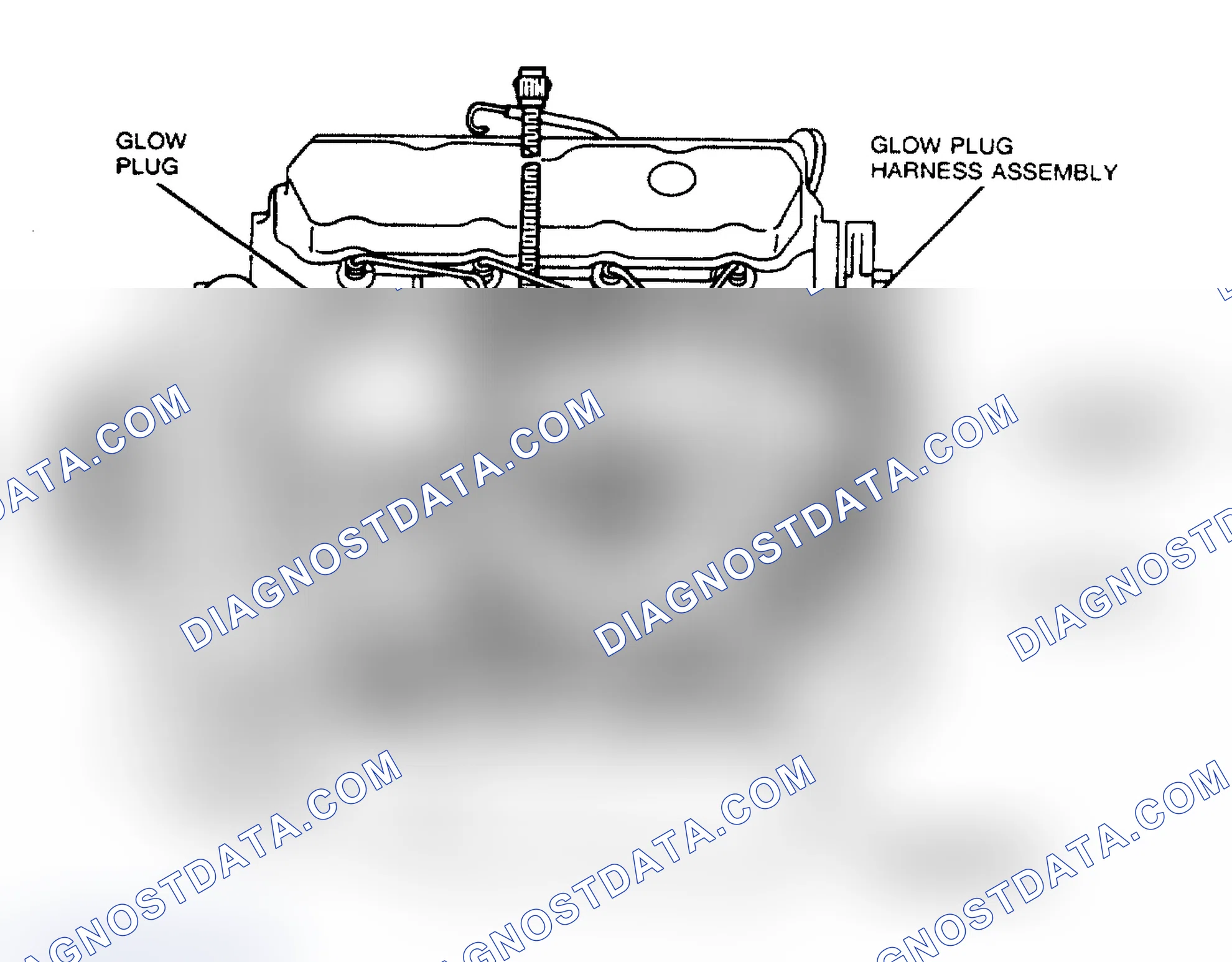 Scheme 15: GLOW PLUG COMPONENT LOCATIONS