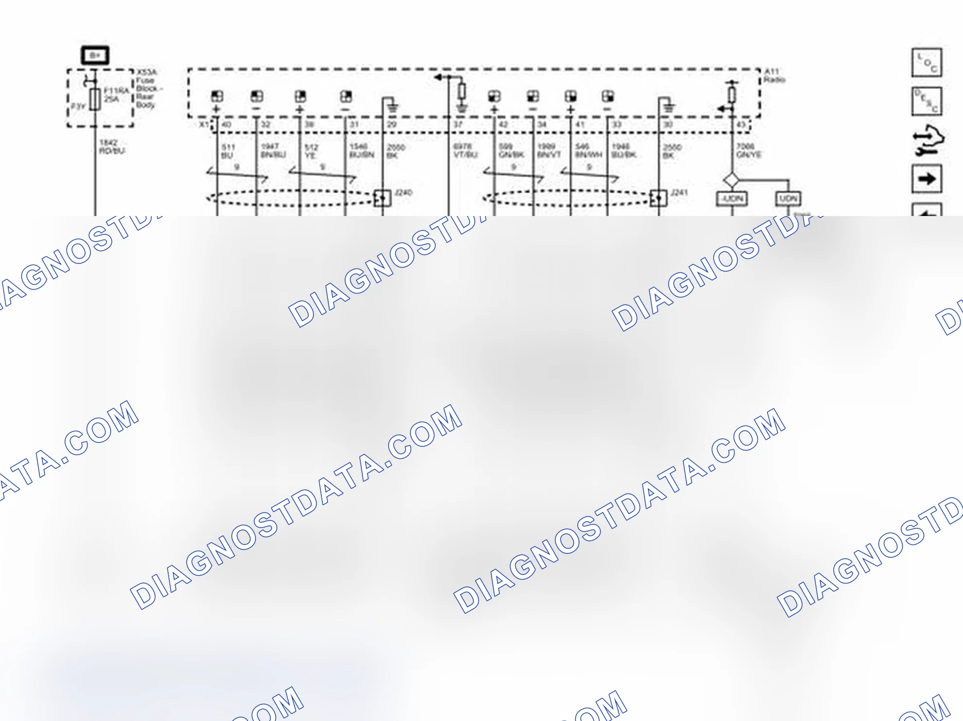 Scheme 2: Amplifier Power, Ground and Inputs (UQA or UQG)