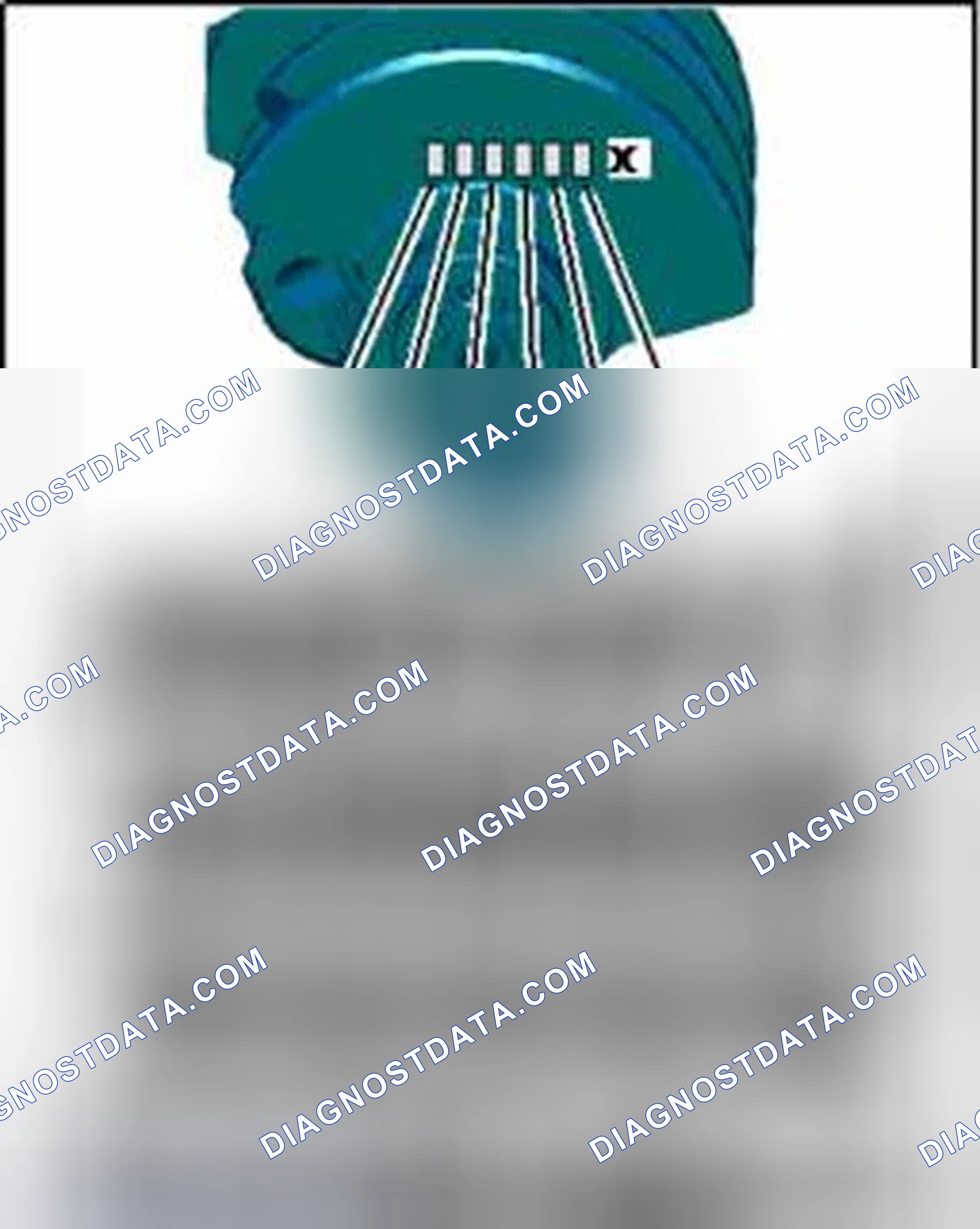Scheme 8: Allocation of crankshaft bearing shells for guide frame - Version II