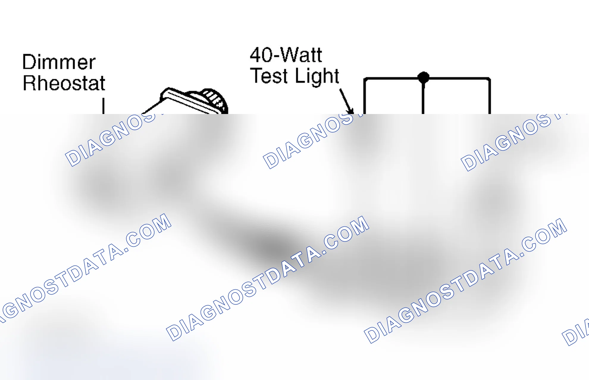 Scheme 1: DIMMER RHEOSTAT TEST