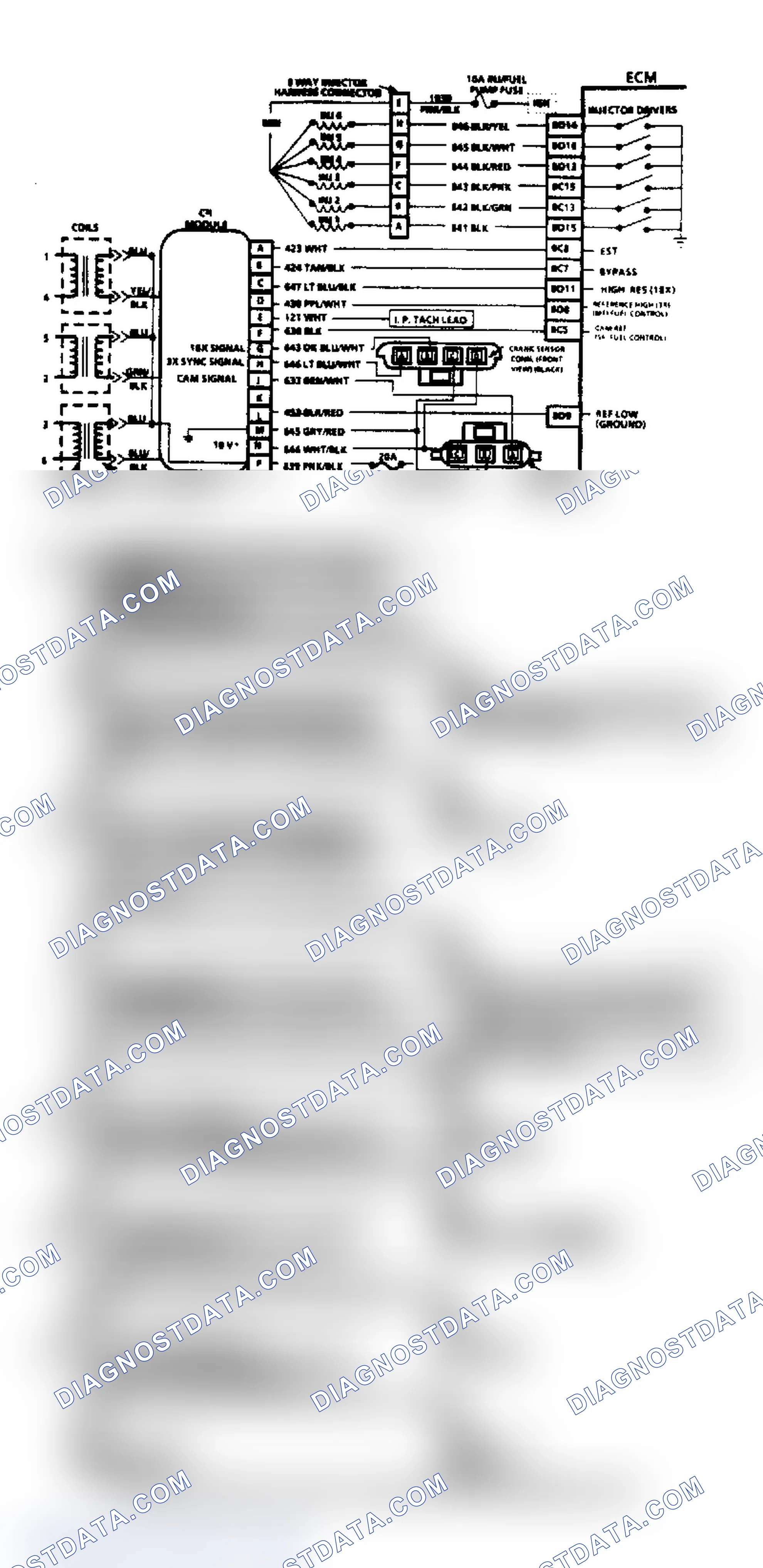 Scheme 53: Chart C-4F-1, C(3)I Misfire At Idle