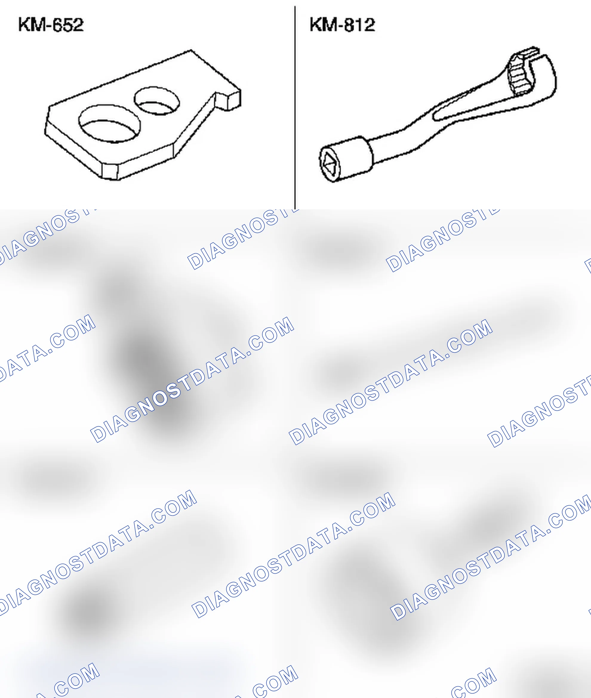 Special Tools, G9U 730 Engine