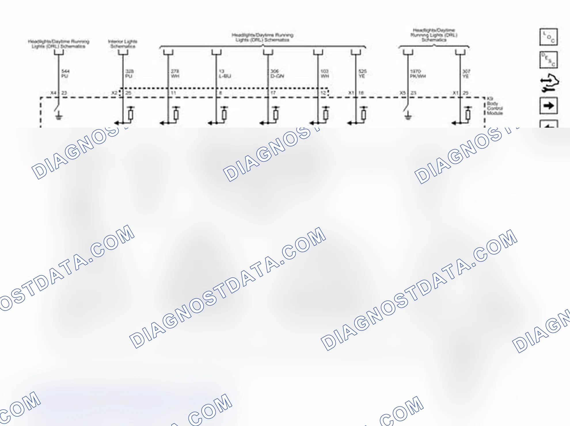 Scheme 9: BCM Inputs and Outputs (2 of 4) Wiring Schematics