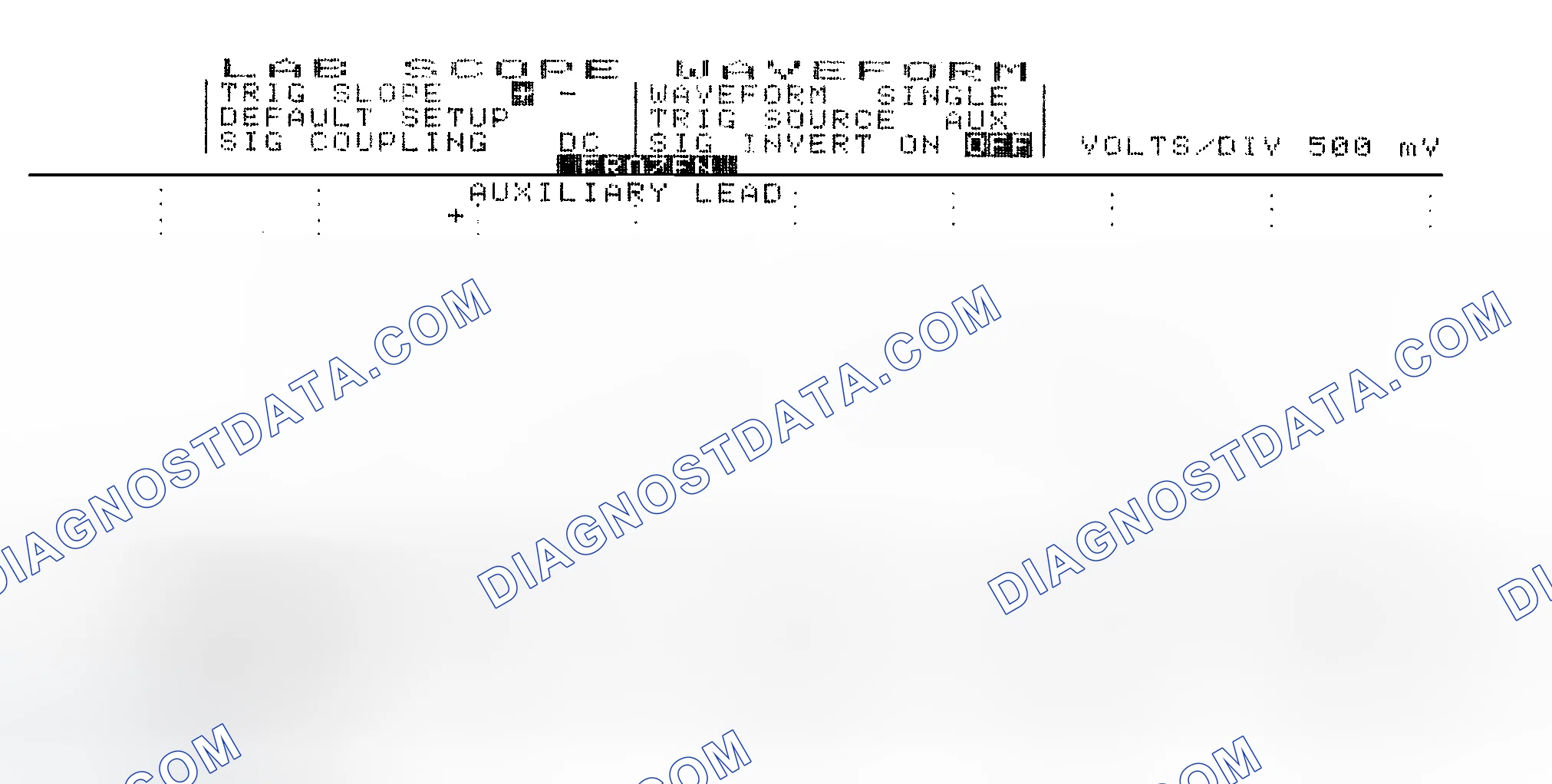Scheme 14: Single Injector w/Excessive Current Flow - Current Pattern