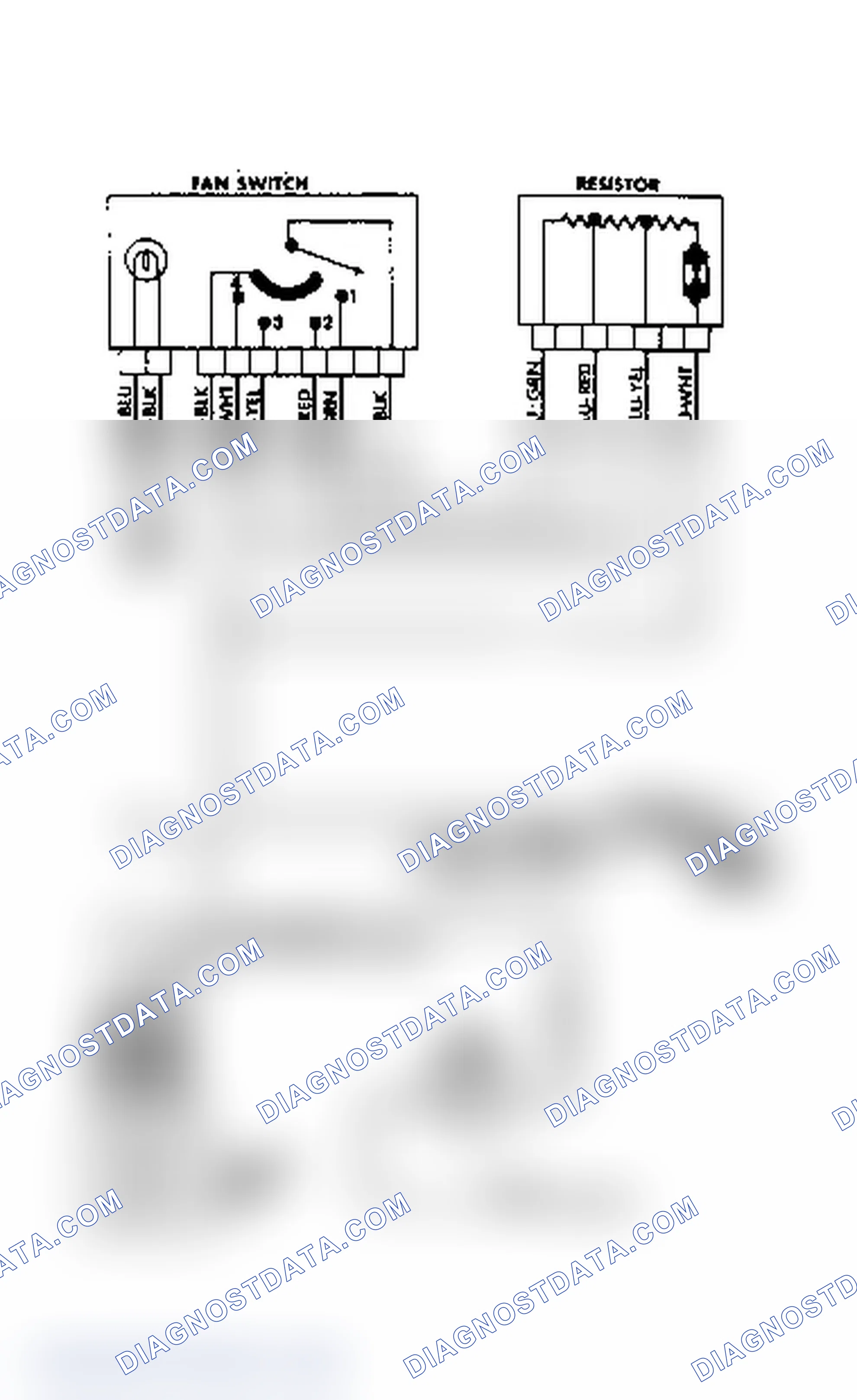 Fig. 8: Pickup & Pathfinder Heater System Wiring Diagram