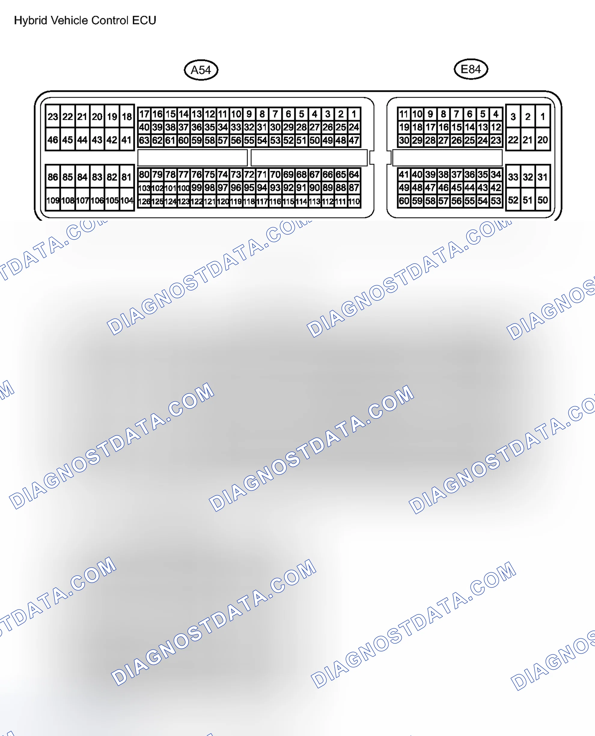 Scheme 243: TERMINALS OF ECU