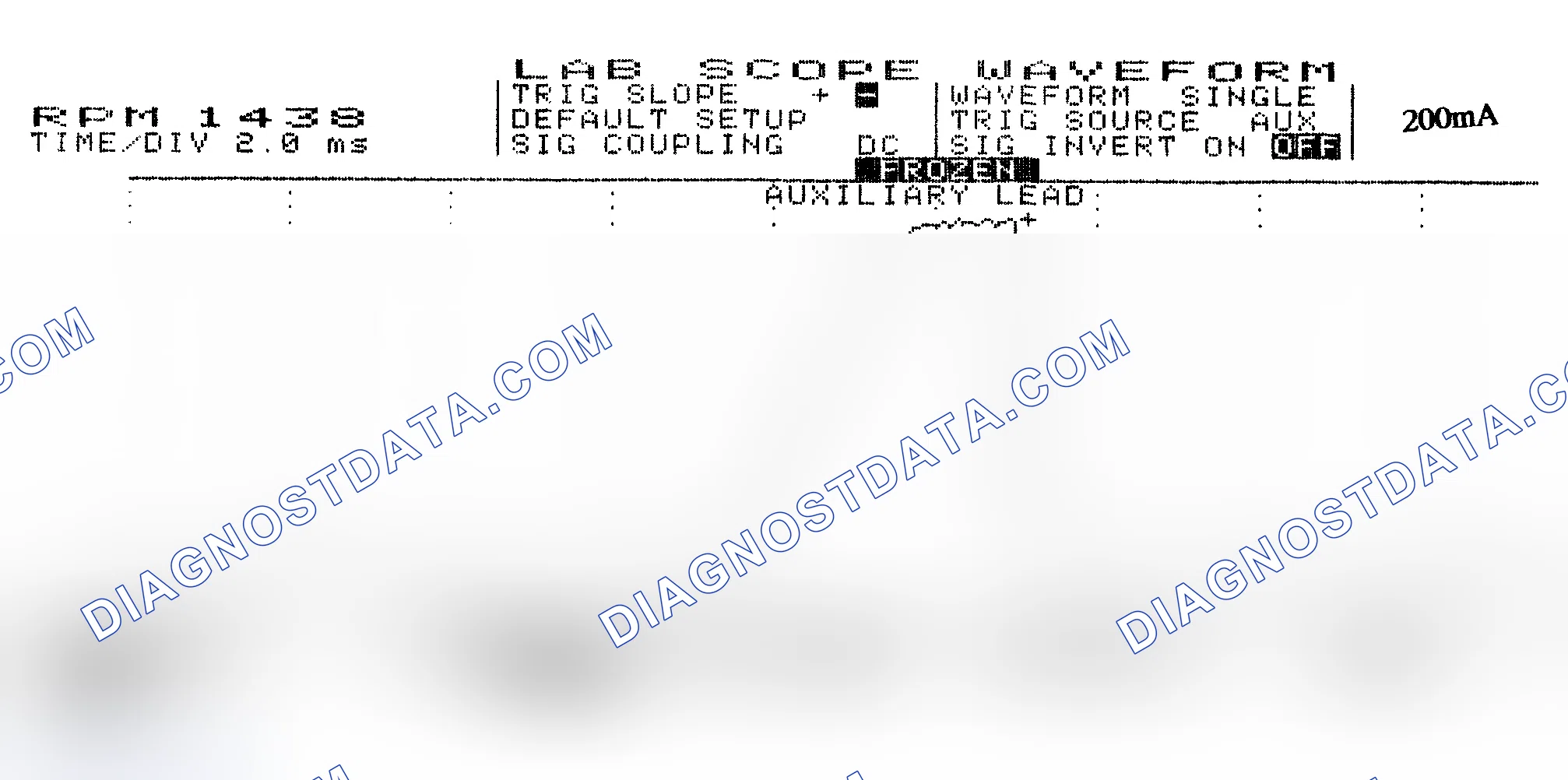Scheme 15: Single Injector w/Normal Current Flow - Current Pattern