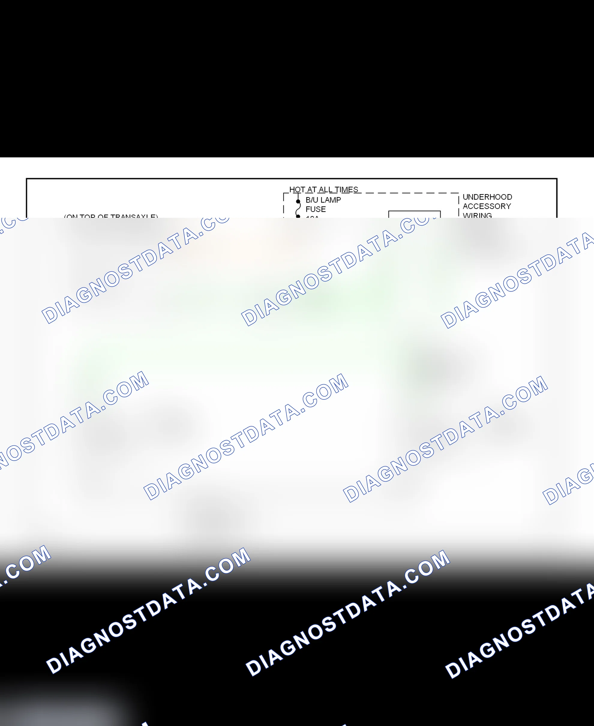 Scheme 66: Back-Up Lights Wiring Diagram (Montana, Silhouette & Venture)