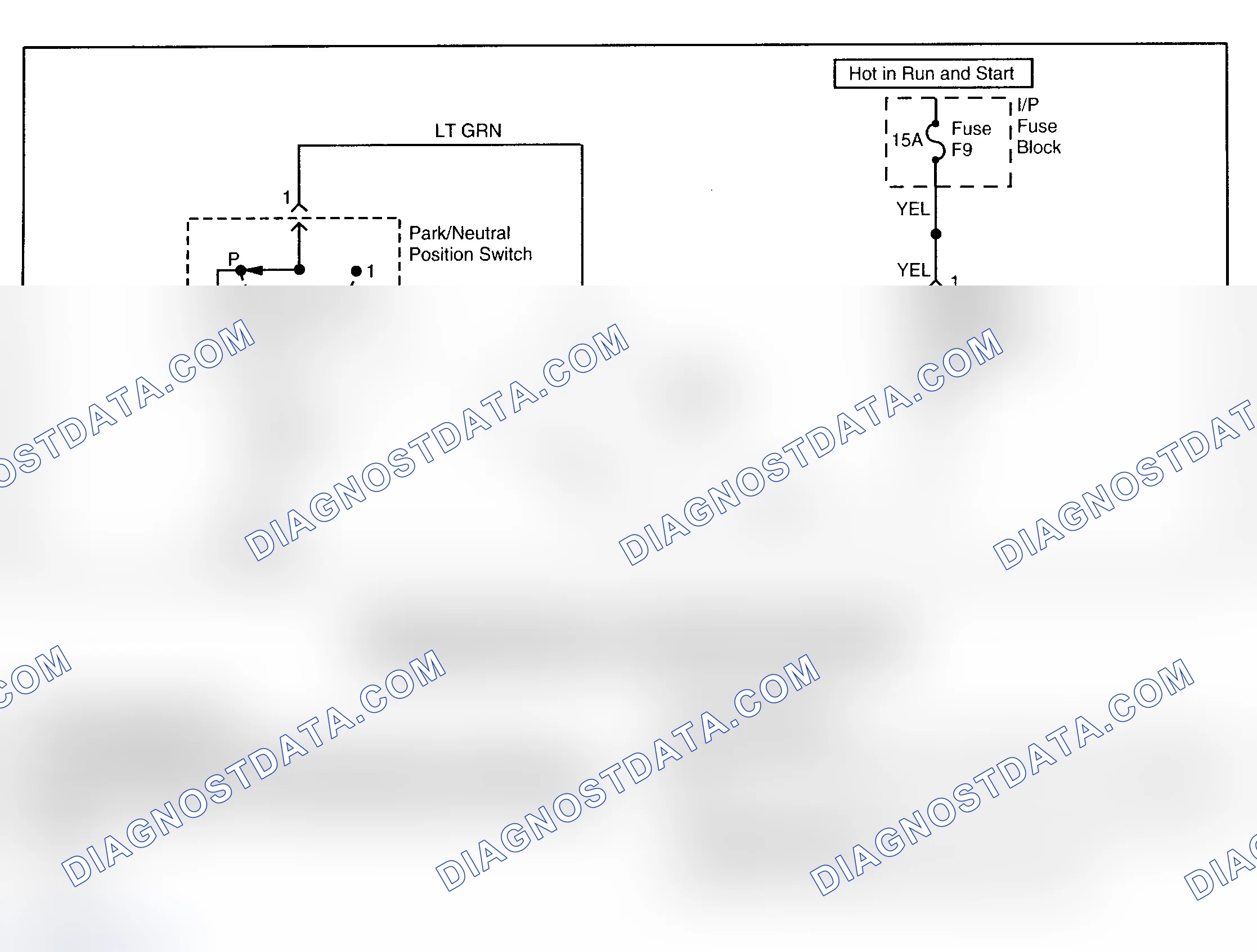 Scheme 317: PARK/NEUTRAL POSITION SWITCH