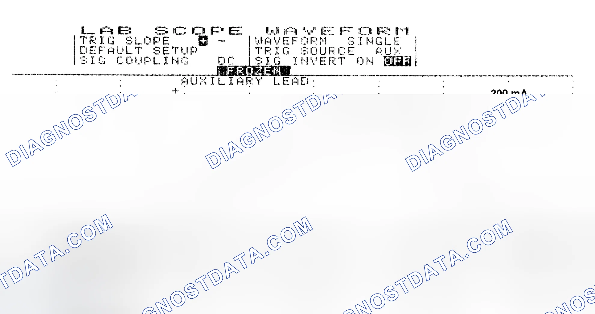 Scheme 13: Single Injector w/Normal Current Flow - Current Pattern