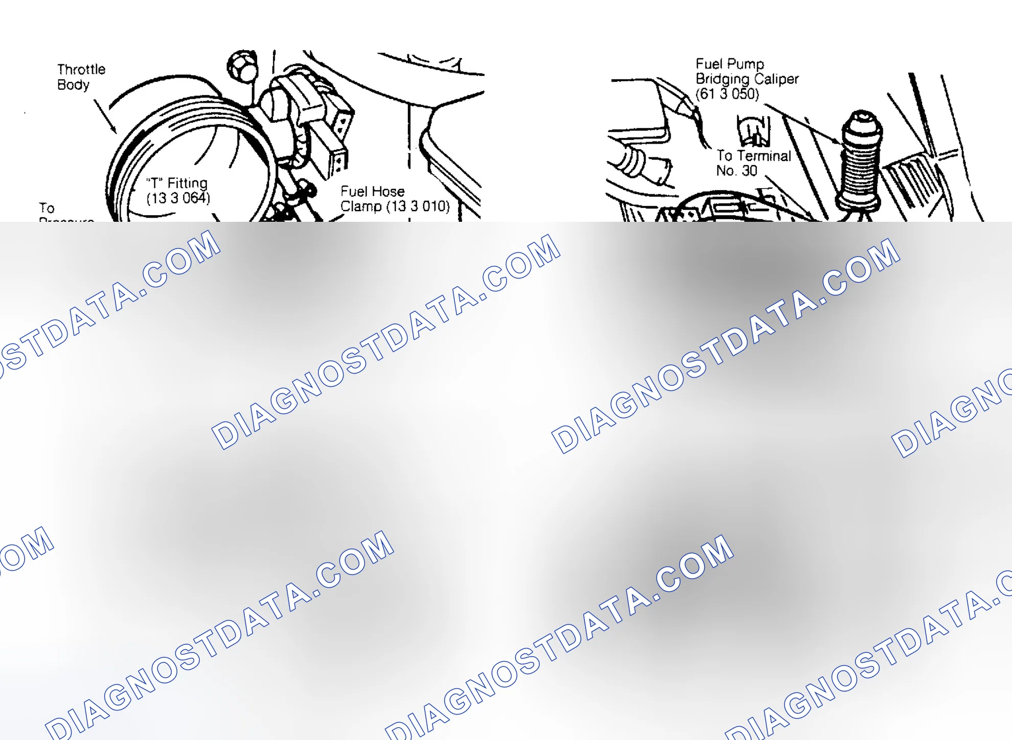 Scheme 2: Checking Fuel Pump Pressure & Delivery Rate
