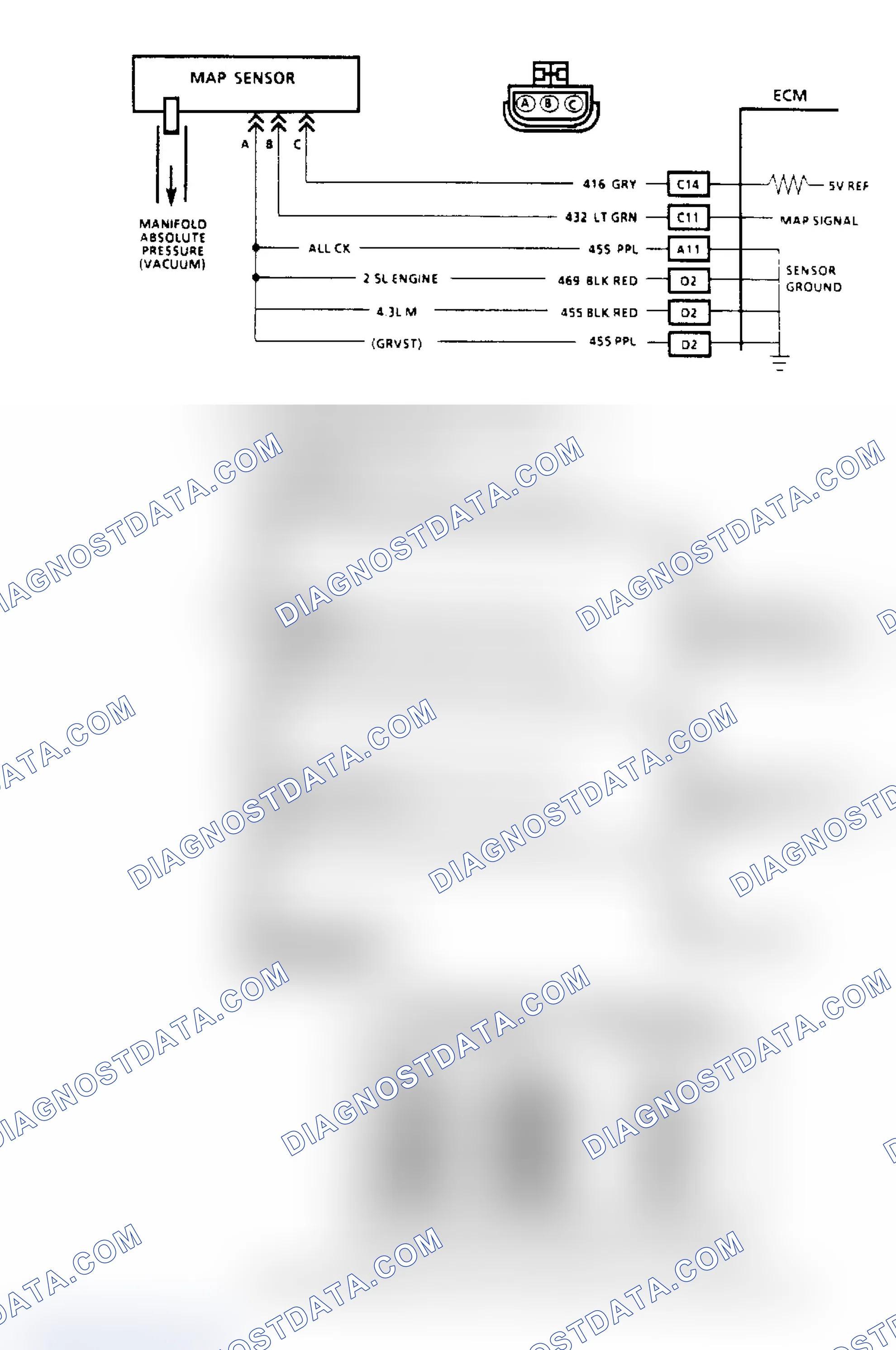 Scheme 69: Code 33, MAP Sensor (Signal Voltage High)