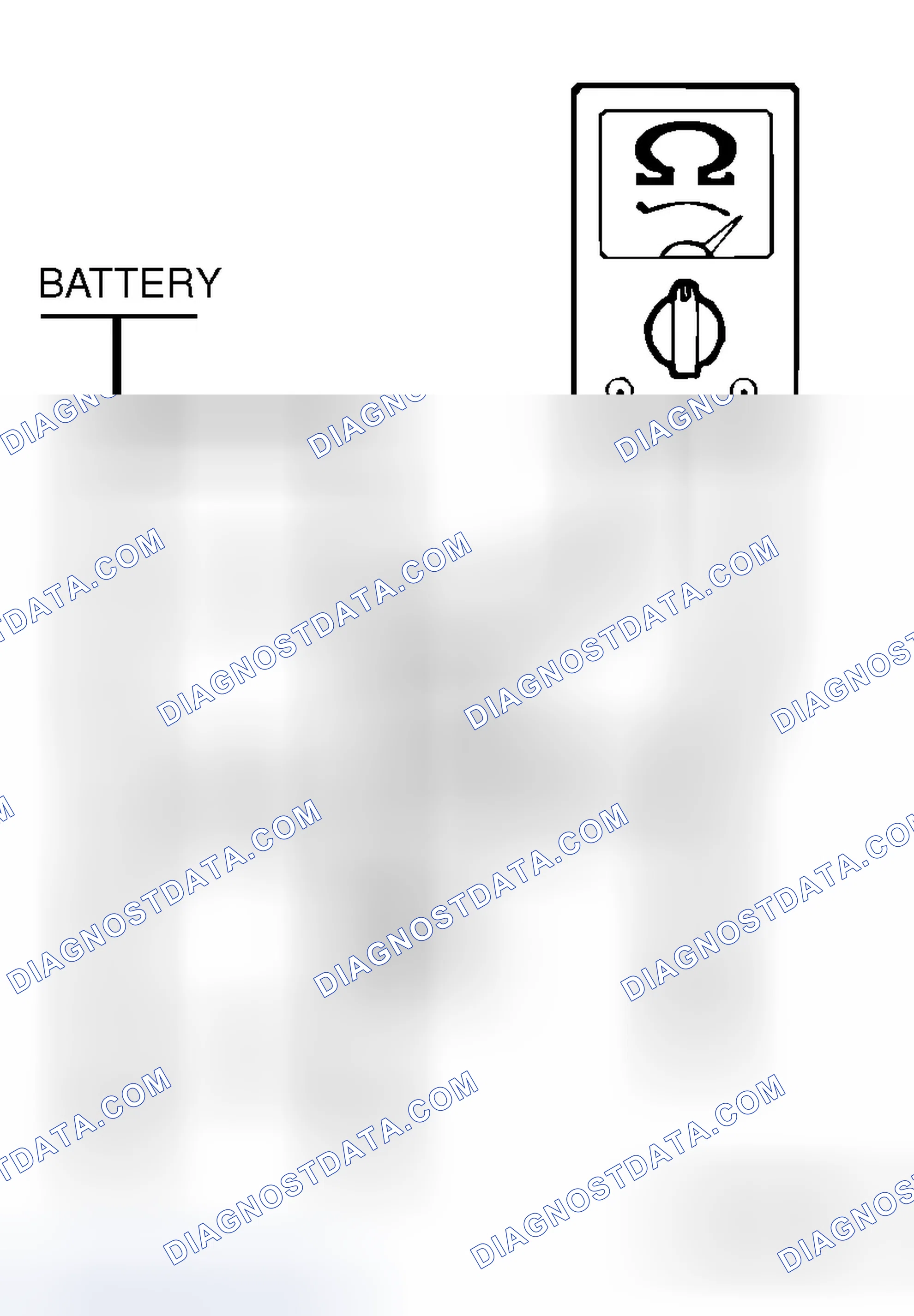 Scheme 10: INSPECTION SERVICE POINTS FOR A BLOWN FUSE