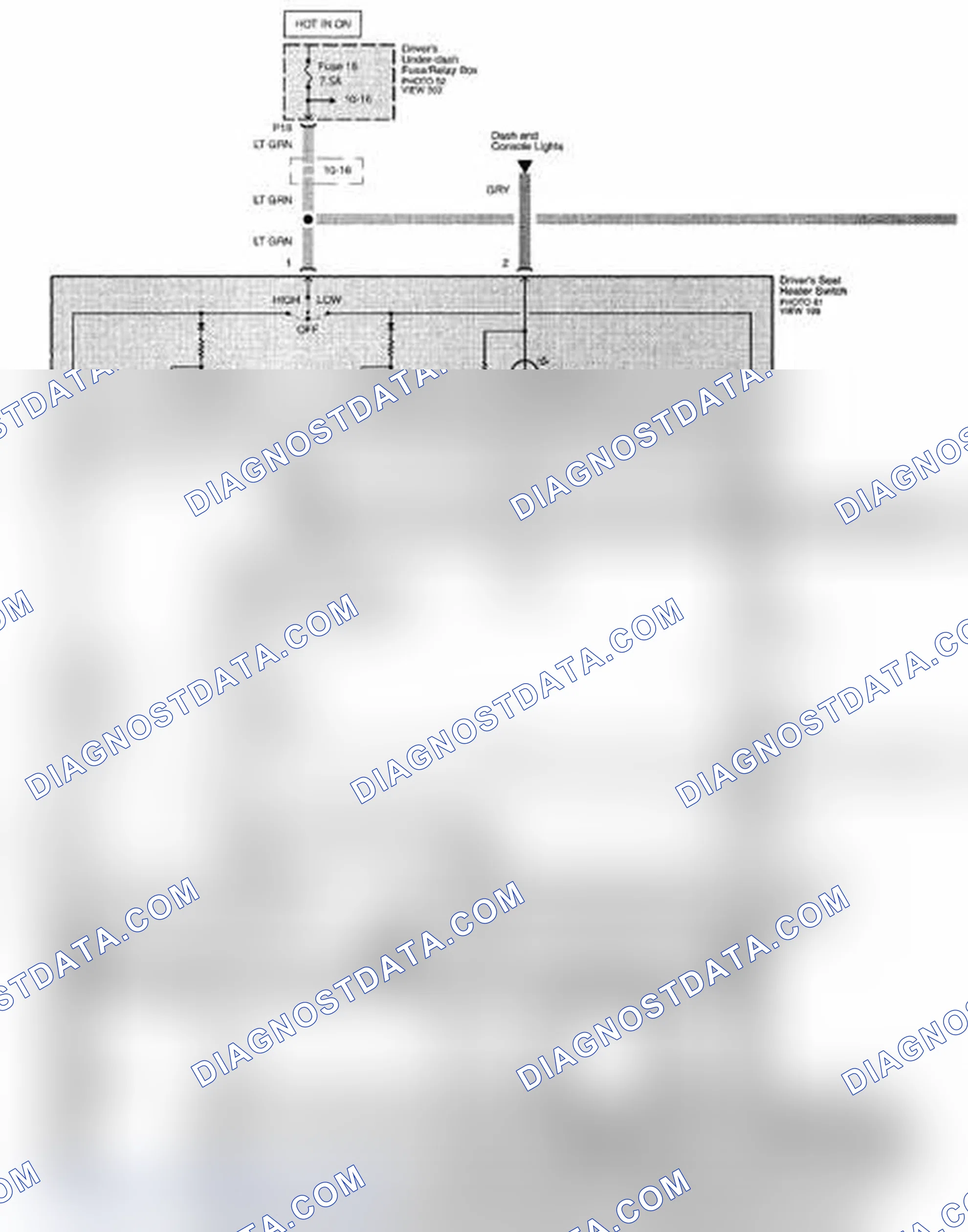 Scheme 291: Seat Heaters Circuit Diagram (Page 147)