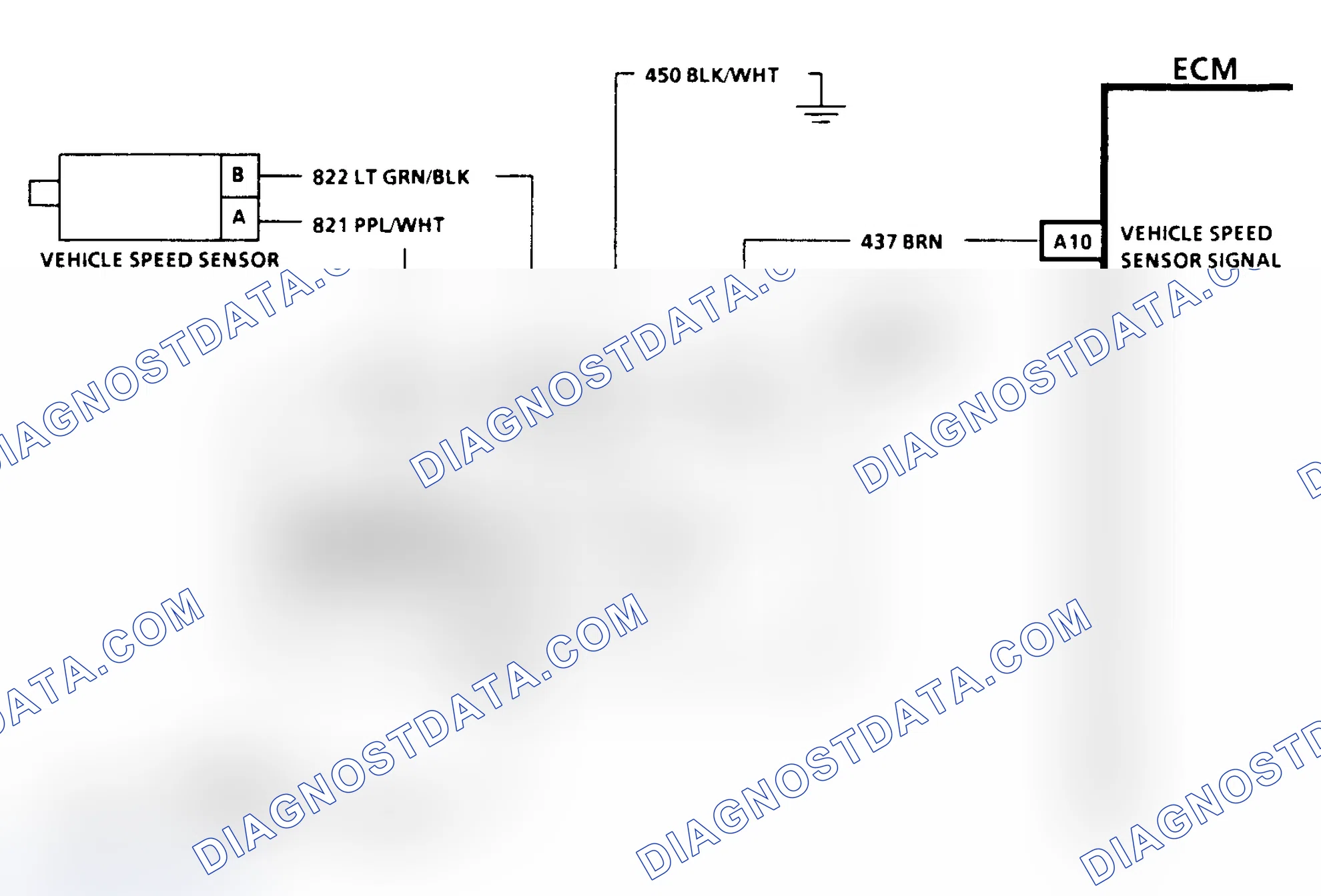 Scheme 265: CODE 24, VEHICLE SPEED SENSOR - C & K SERIES EXCEPT W/4L80-E TRANSMISSION