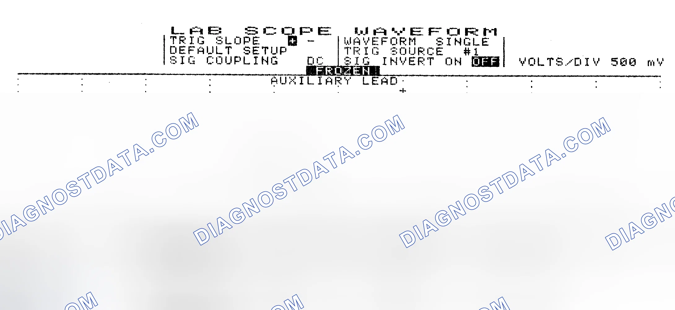 Scheme 10: Single Injector w/Excessive Current Flow - Current Pattern
