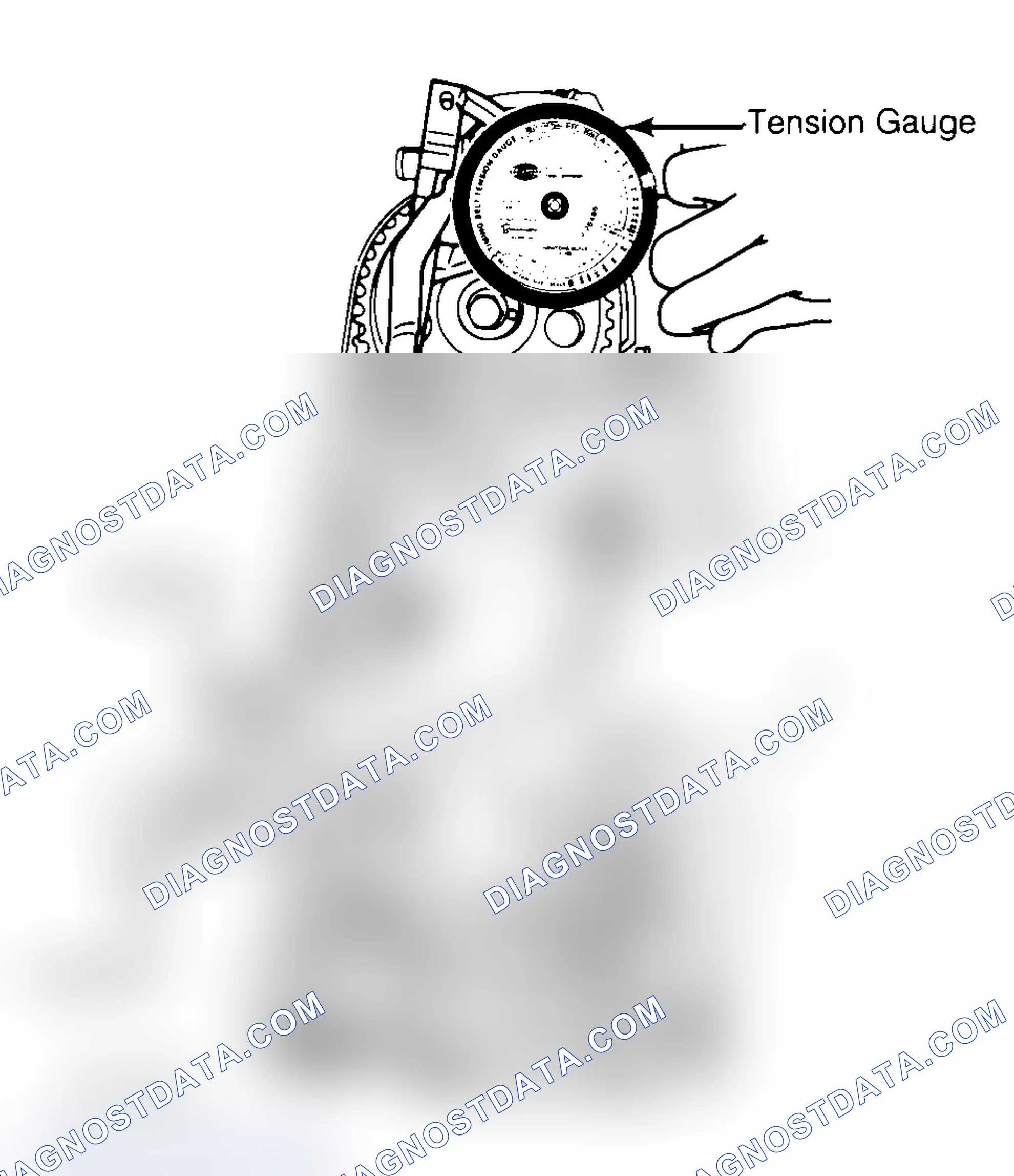 Scheme 28: Adjusting Typical Timing Belt Tension