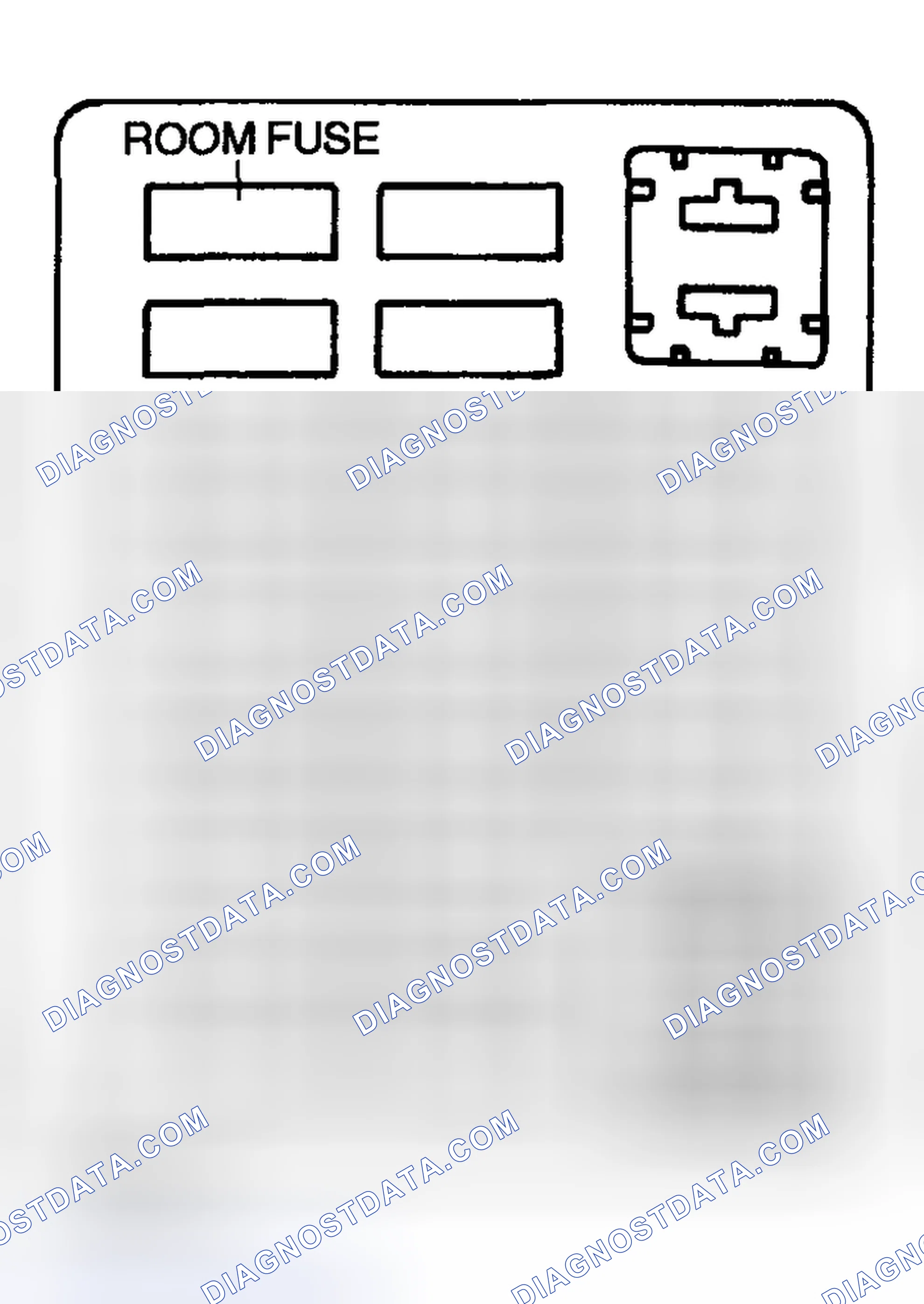 Scheme 1: ROOM FUSE INSTALLATION