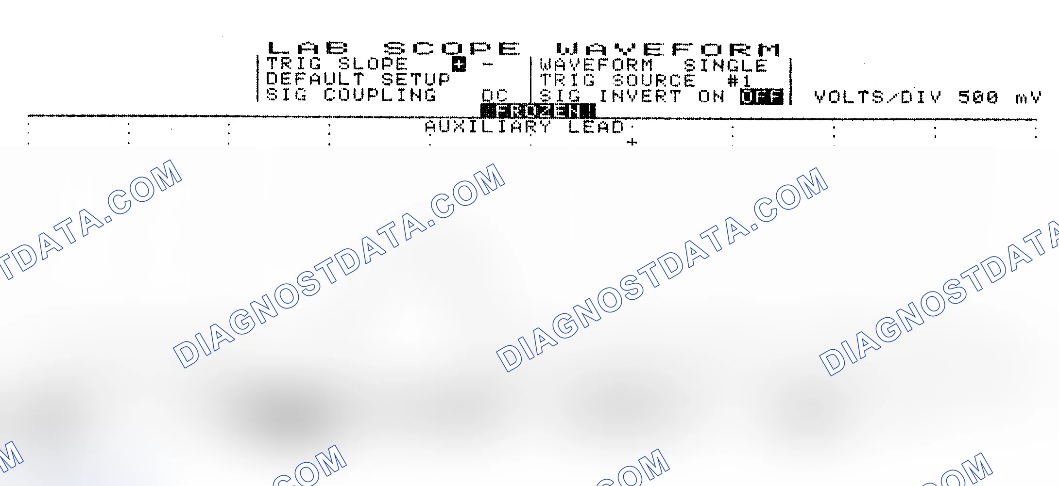 Scheme 10: Single Injector w/Excessive Current Flow - Current Pattern