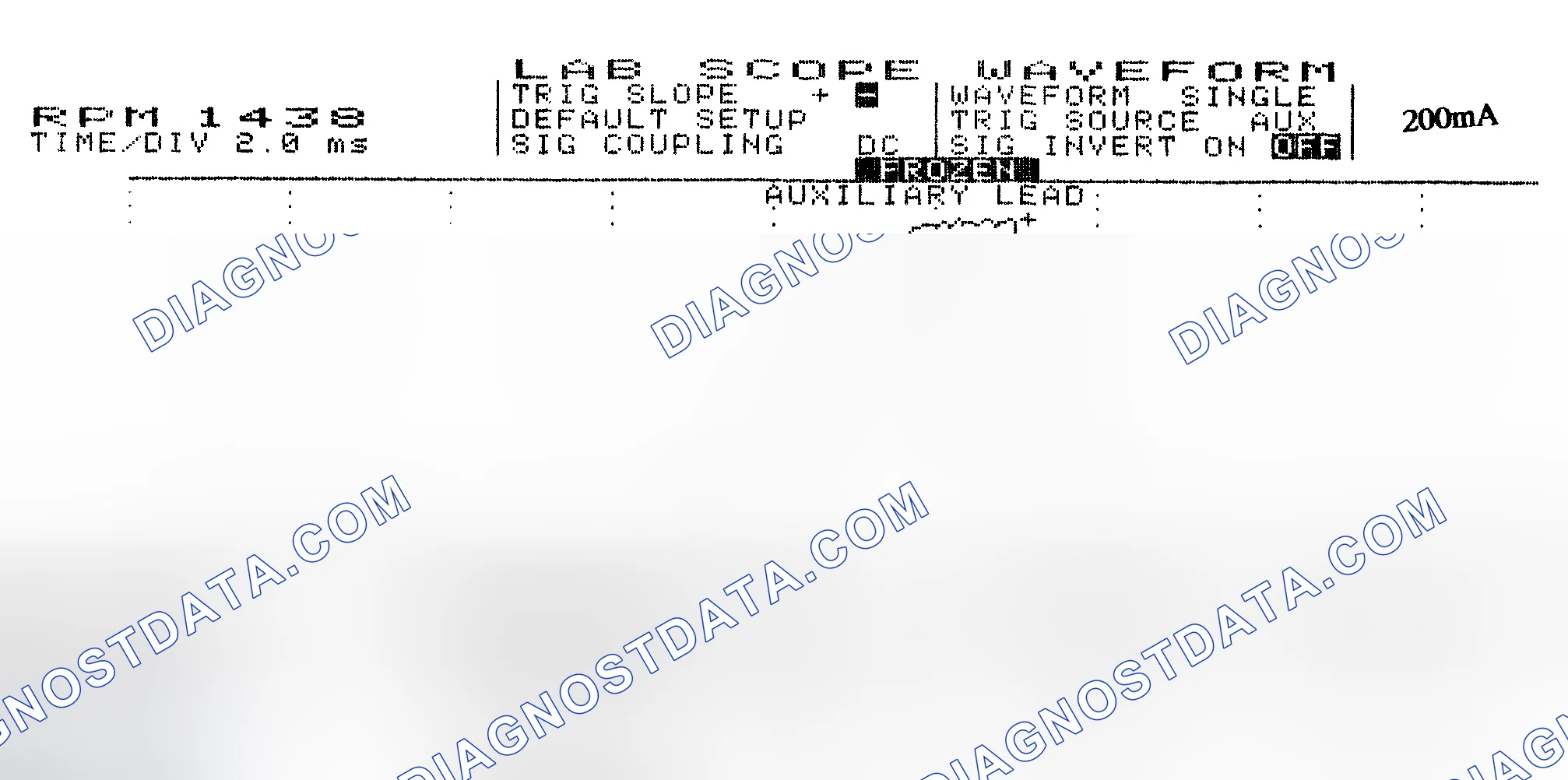Scheme 15: Single Injector w/Normal Current Flow - Current Pattern