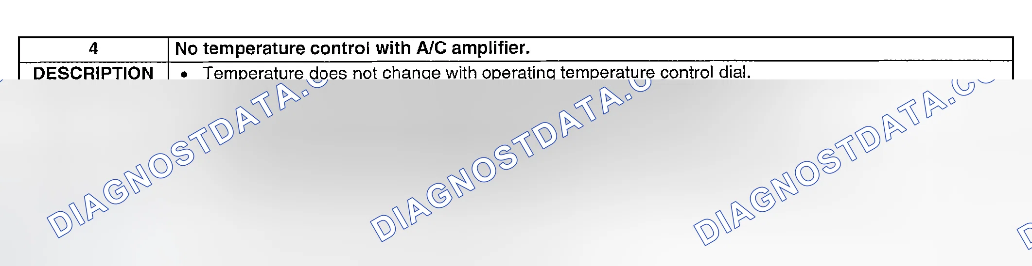Scheme 76: NO. 4 TEMPERATURE CONTROL WITH A/C AMPLIFIER