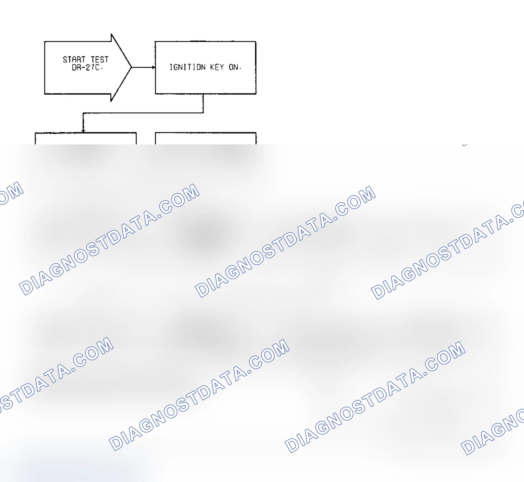 Scheme 494: Test DR-27C Code 45, Diagnostic Flow Chart