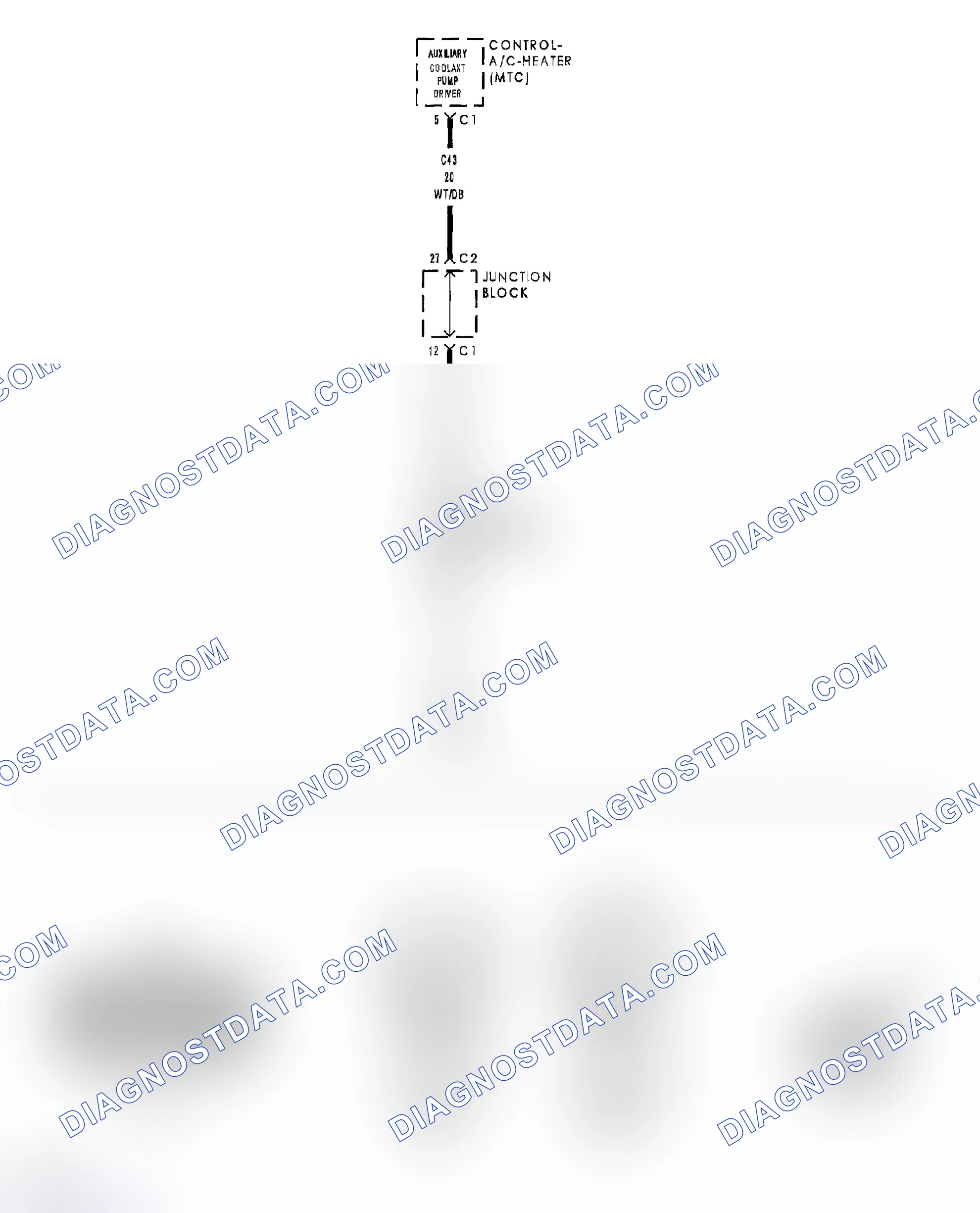 Scheme 269: B1080-AUXILIARY COOLANT PUMP CONTROL CIRCUIT OPEN (MTC)