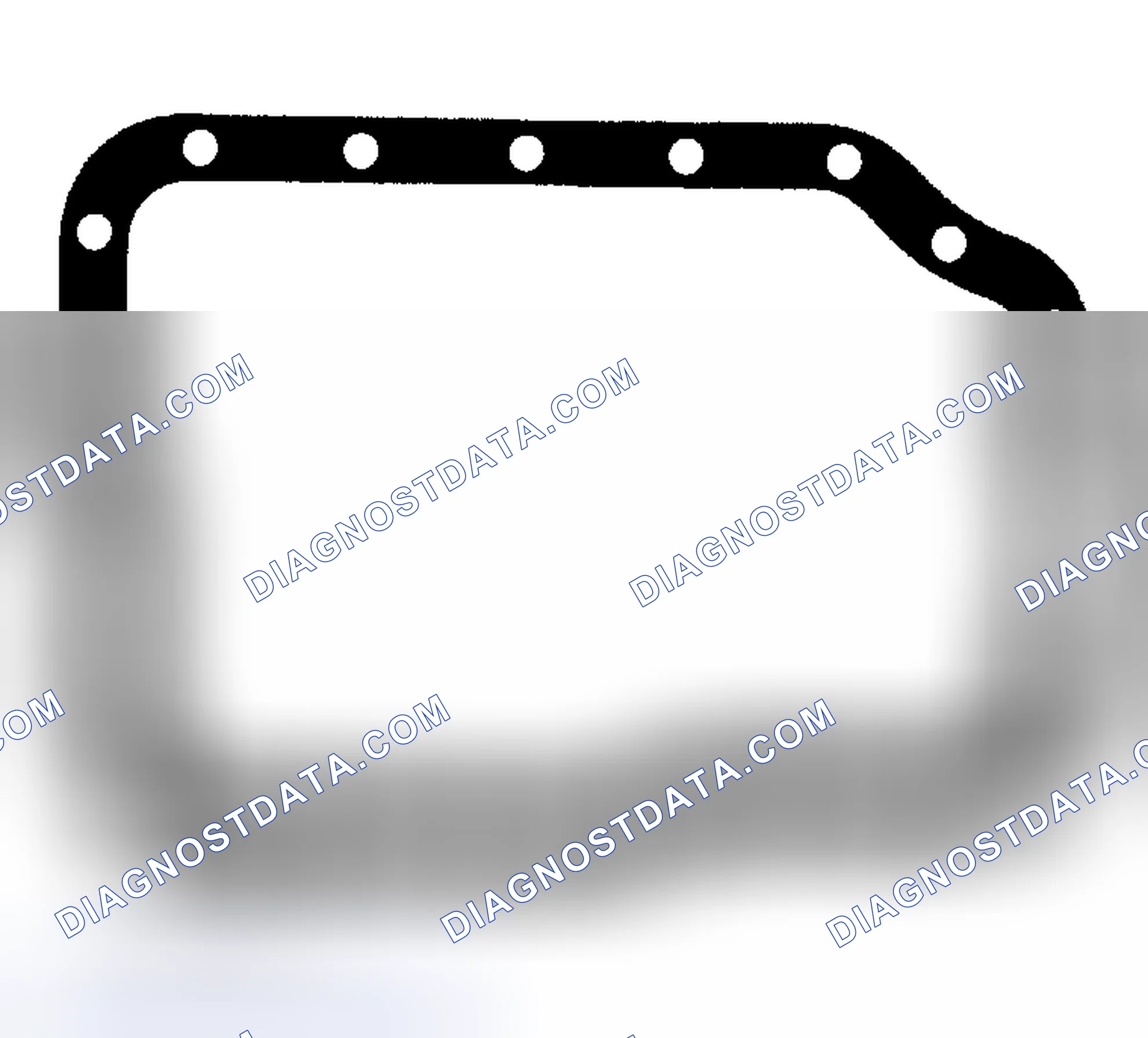 Scheme 6: Identifying Oil Pan Gasket (FN4A-EL)