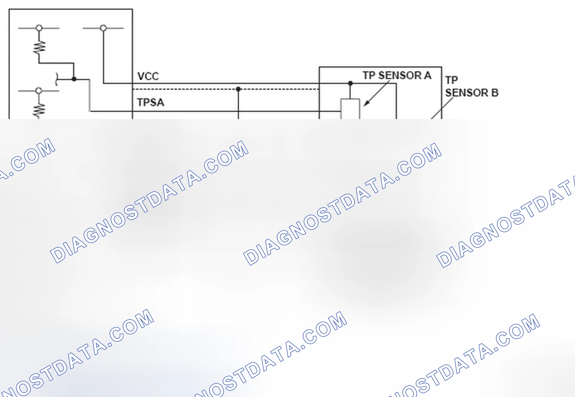 Scheme 275: Throttle Position (TP) Sensor - Circuit Diagram