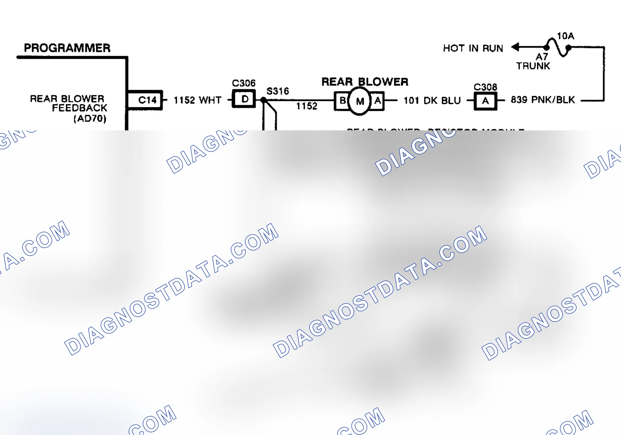 Scheme 21: CHART 8, REAR A/C BLOWER SPEED INCORRECT
