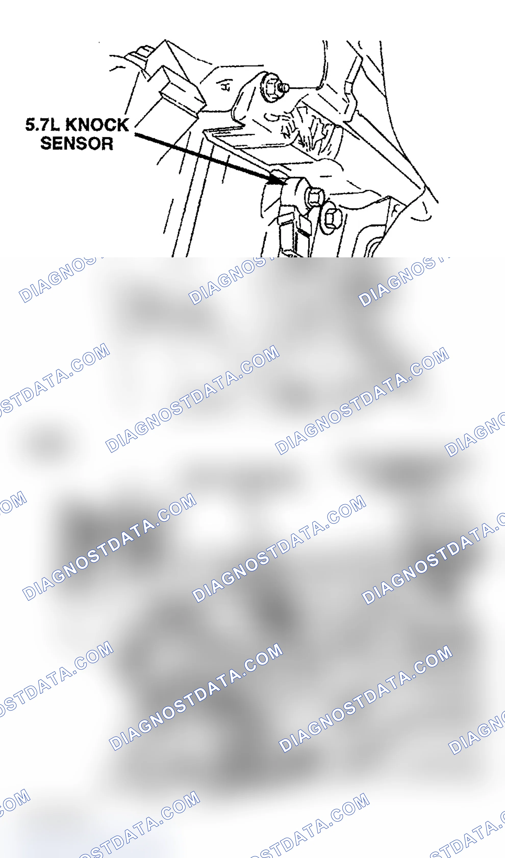 Scheme 295: KNOCK SENSOR & MAP SENSOR LOCATION (5.7L)