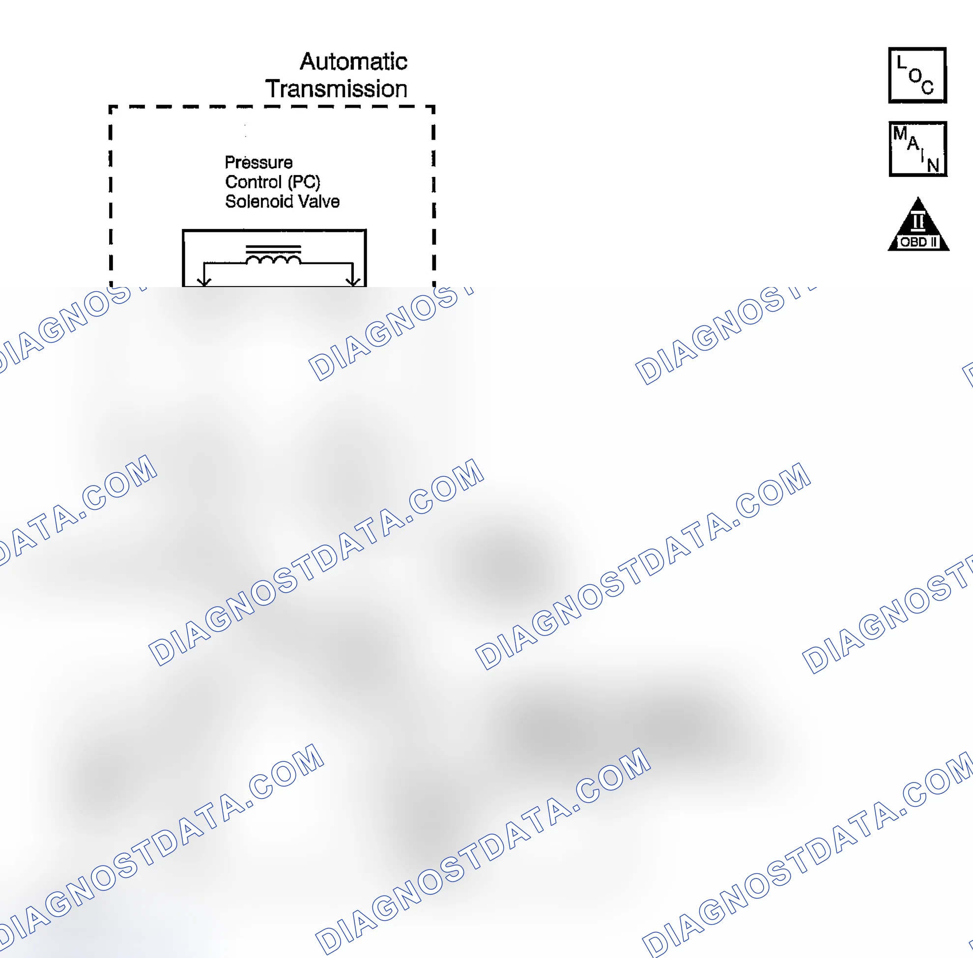 Scheme 369: DTC P0748: Open Or Short In The PC Solenoid Valve Circuit