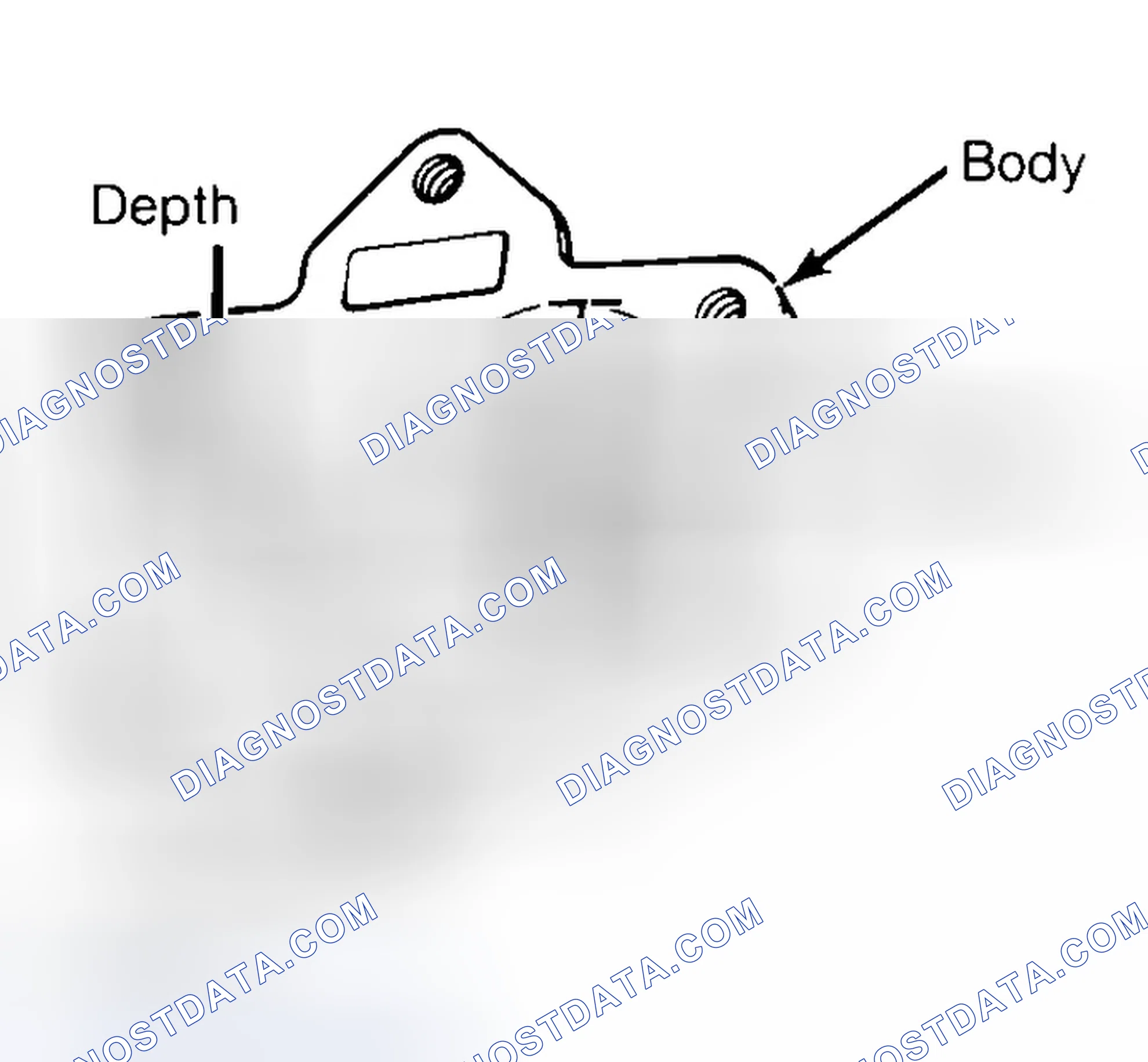 Scheme 35: Measuring Oil Pump Gear Cavity