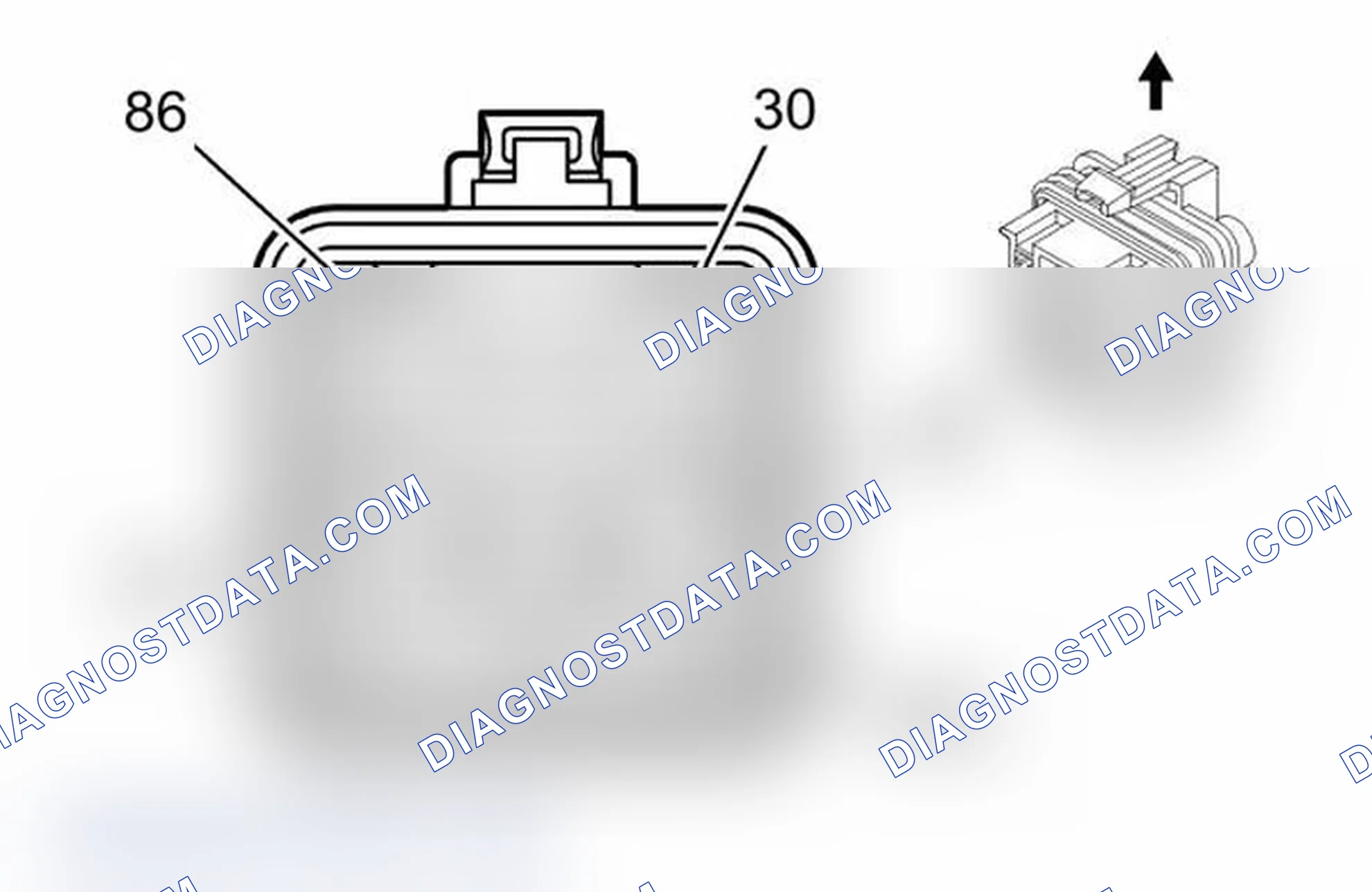 Scheme 381: Rear Window Washer Fluid Pump Relay (Wagon)