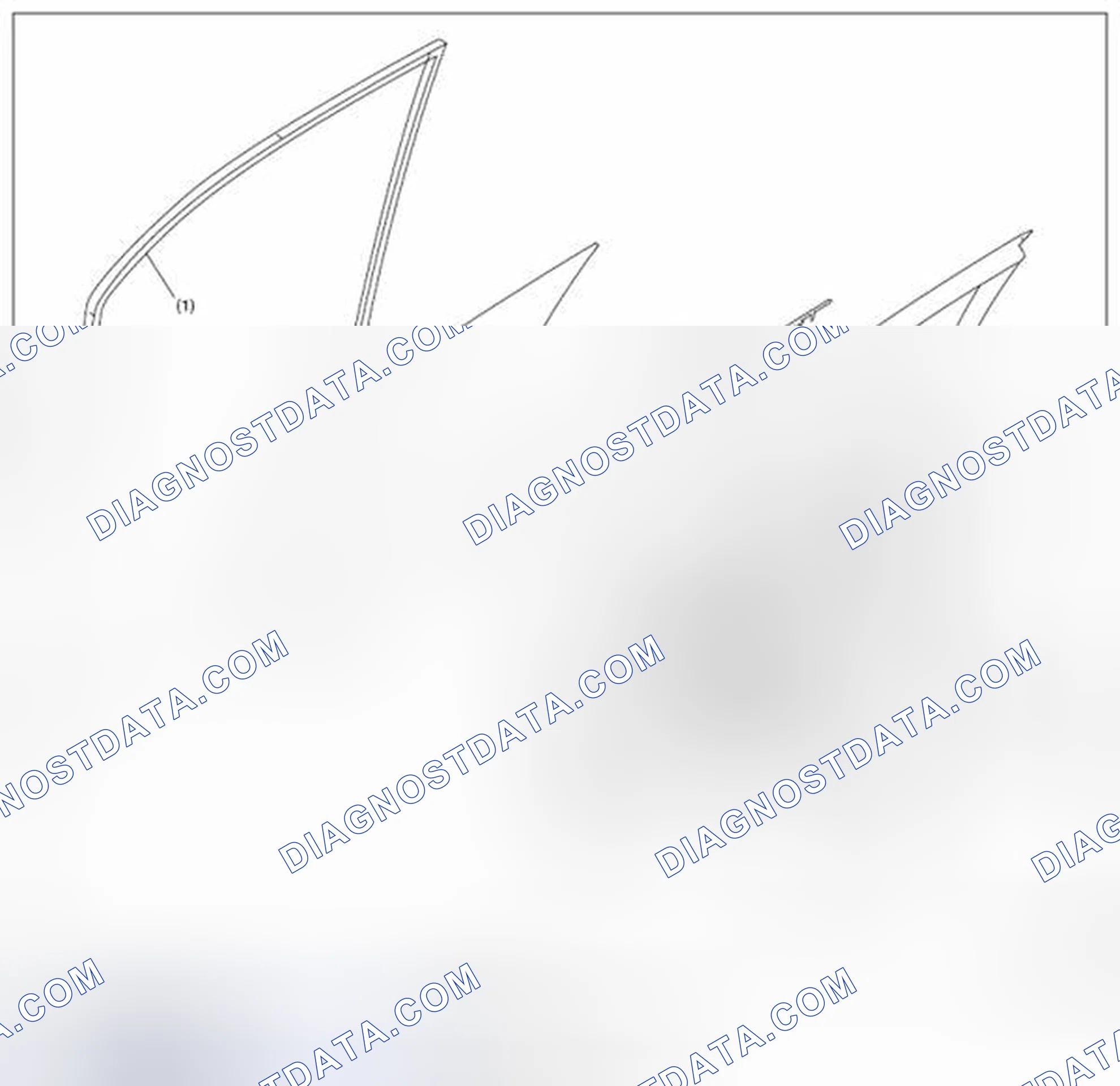 Scheme 9: FRONT DOOR GLASS