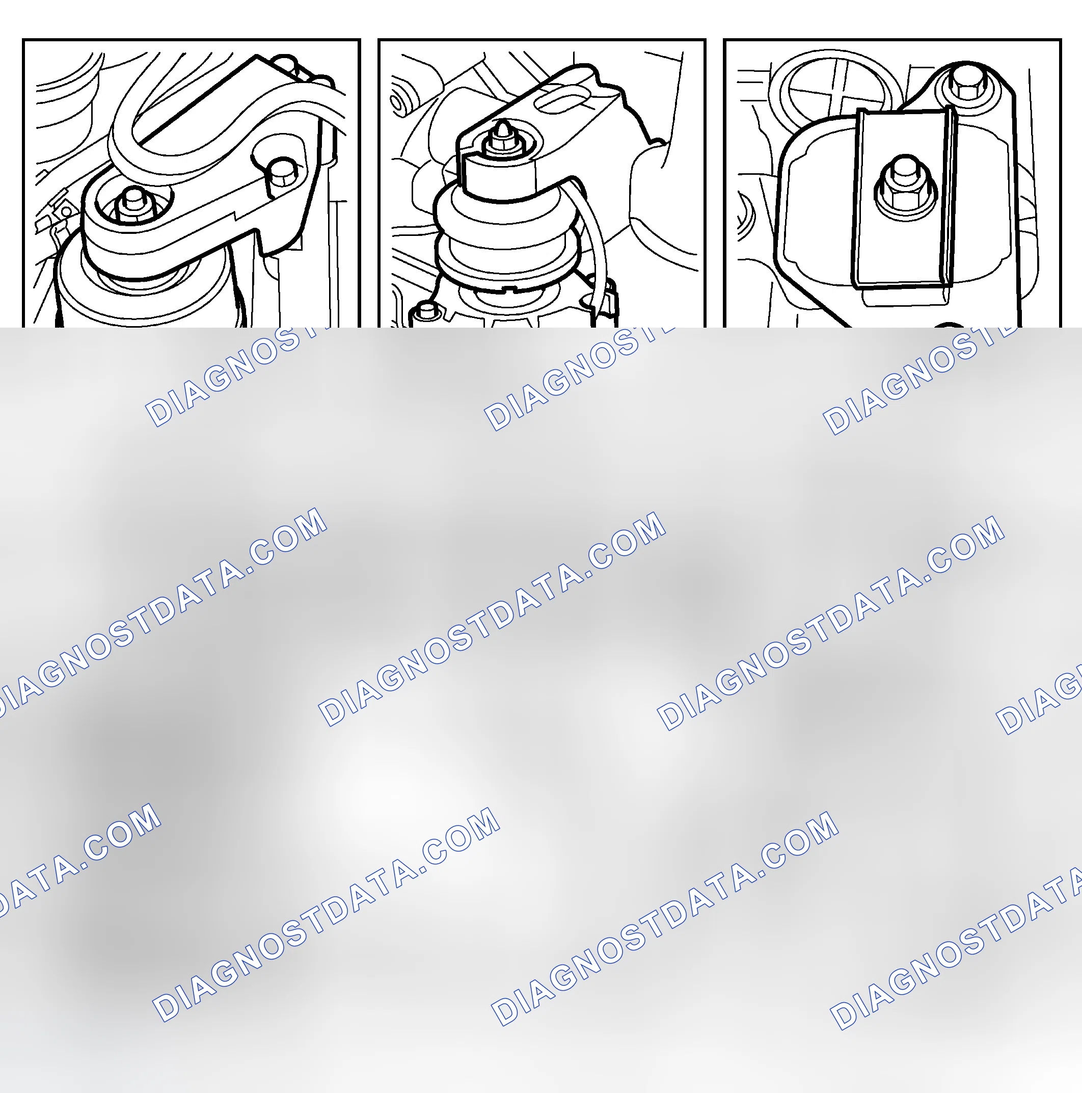 Scheme 805: Engine mounting