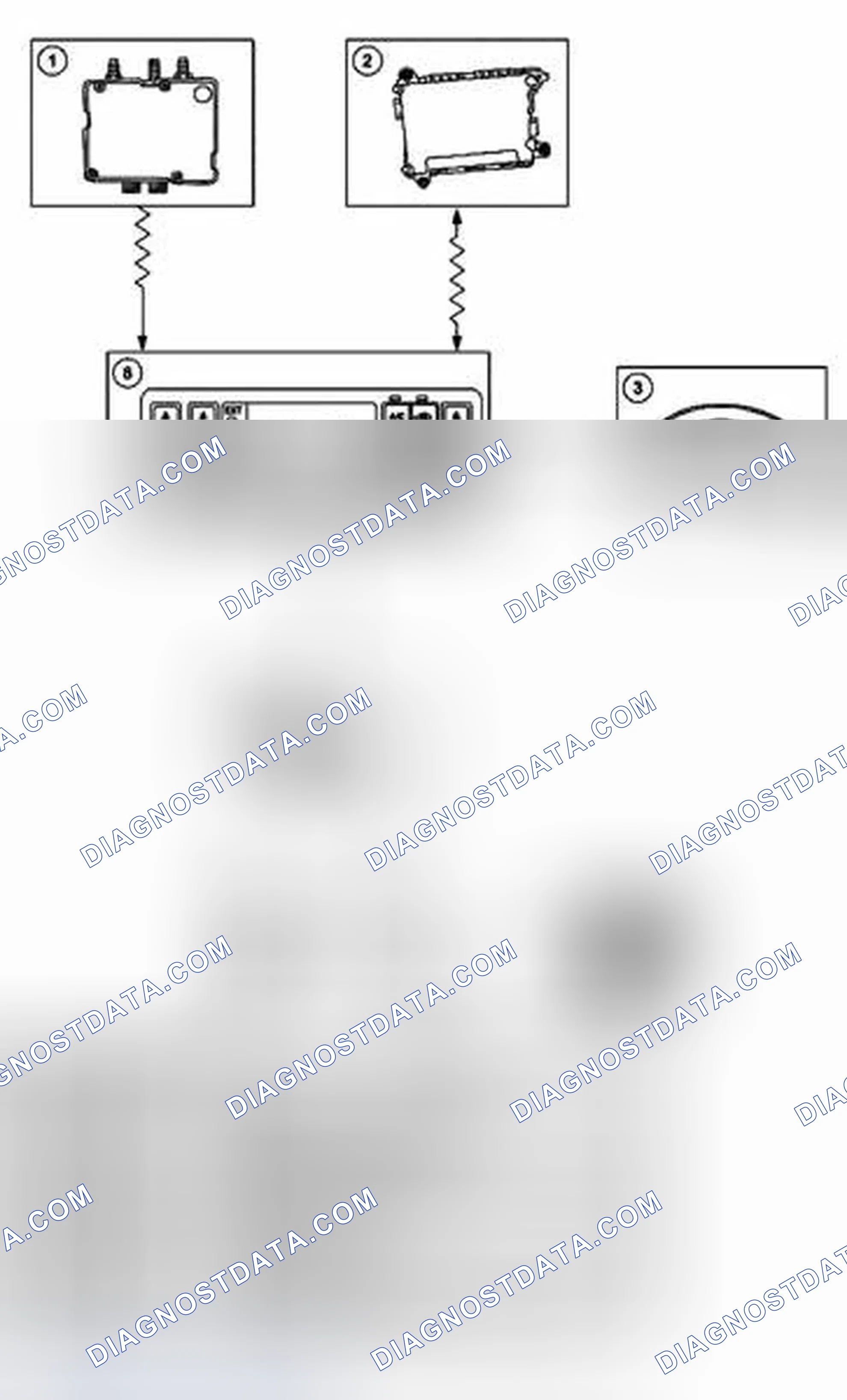 Scheme 9: Climate Control System Components - J1850 Communications Network (SCP) Linked