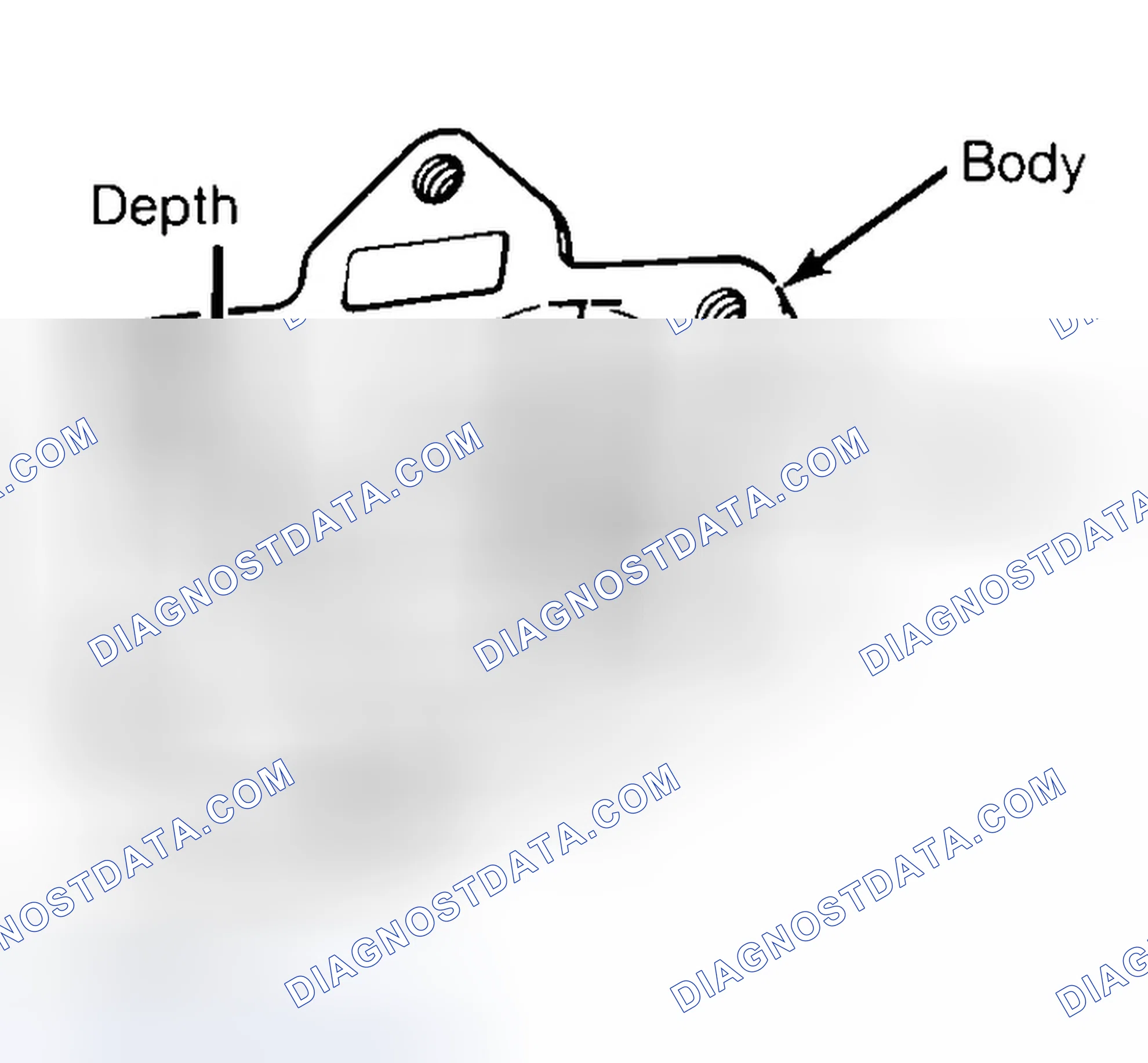 Scheme 35: Measuring Oil Pump Gear Cavity