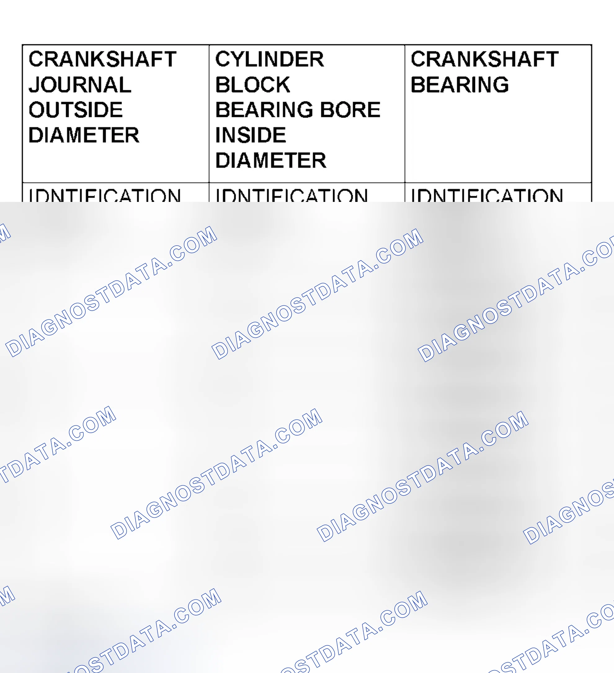 Scheme 491: >> A << CRANKSHAFT BEARING INSTALLATION