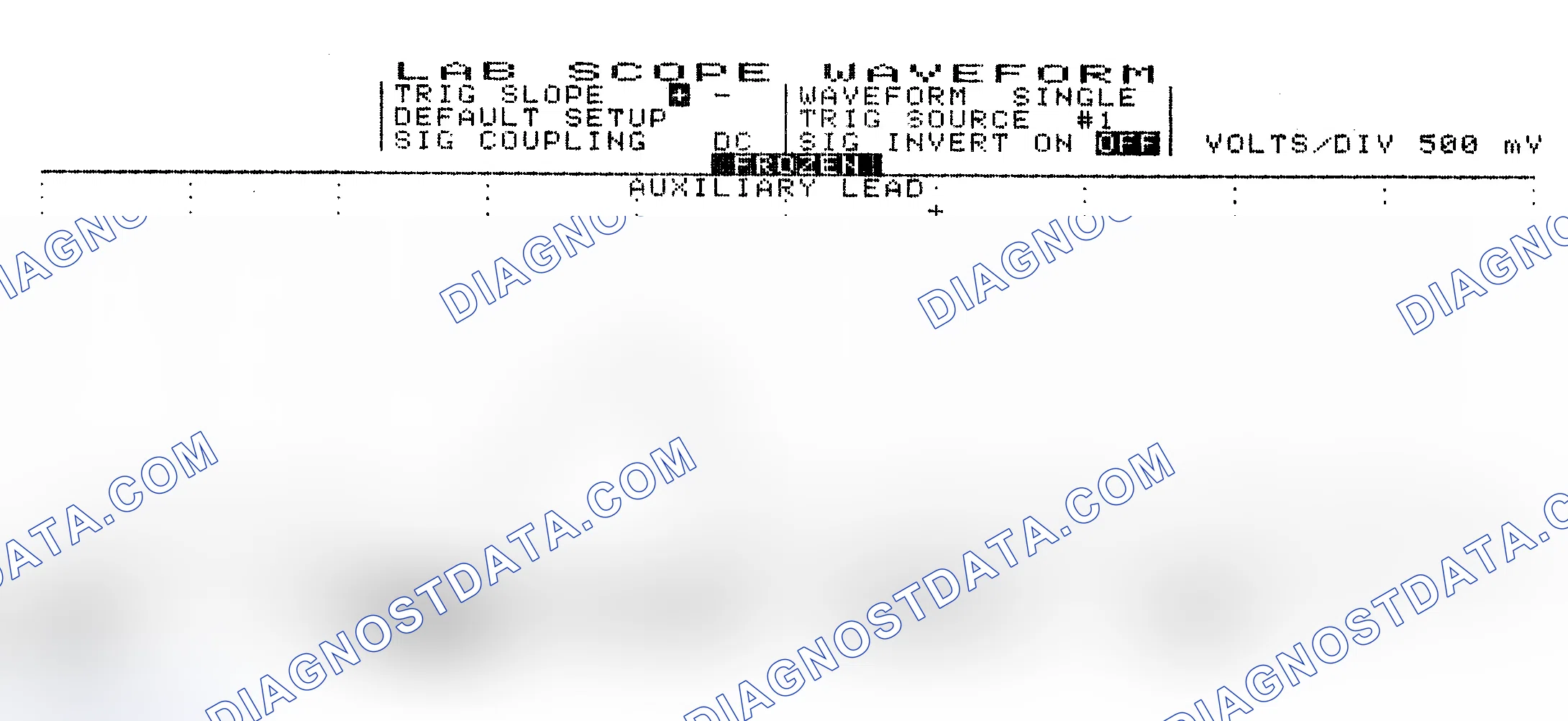 Scheme 10: Single Injector w/Excessive Current Flow - Current Pattern