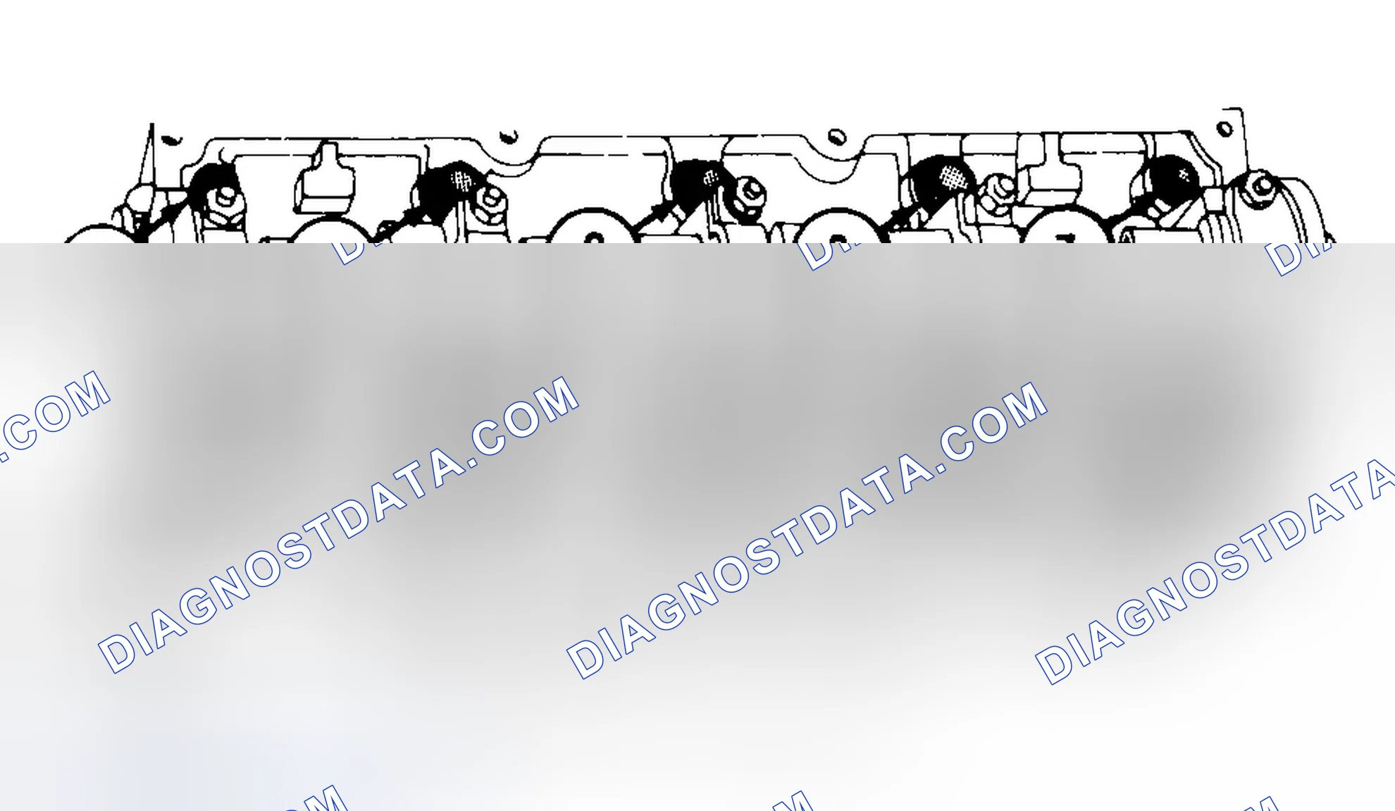 Scheme 7: Typical Cylinder Head Tightening or Loosening Sequence