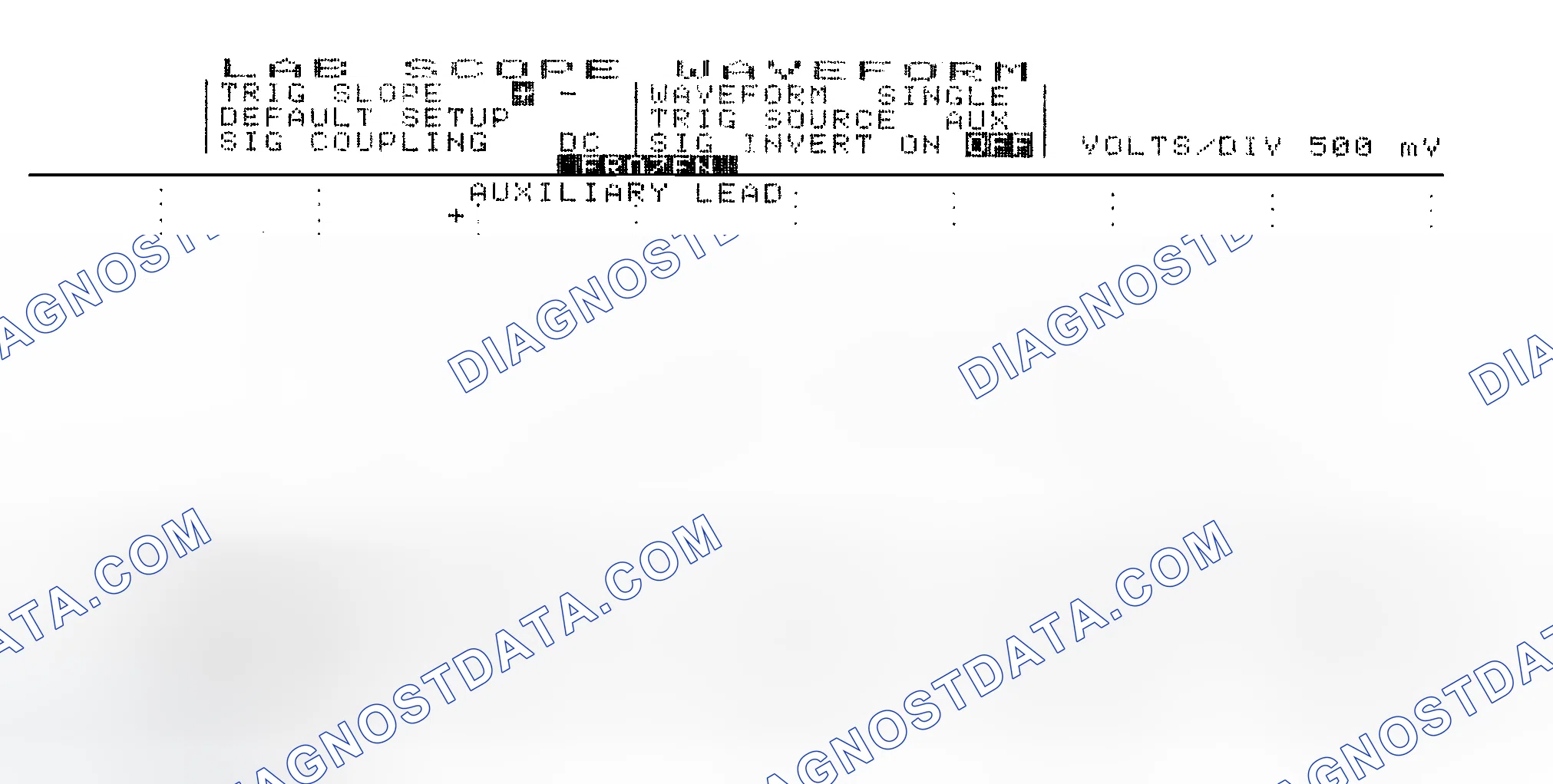 Scheme 14: Single Injector w/Excessive Current Flow - Current Pattern