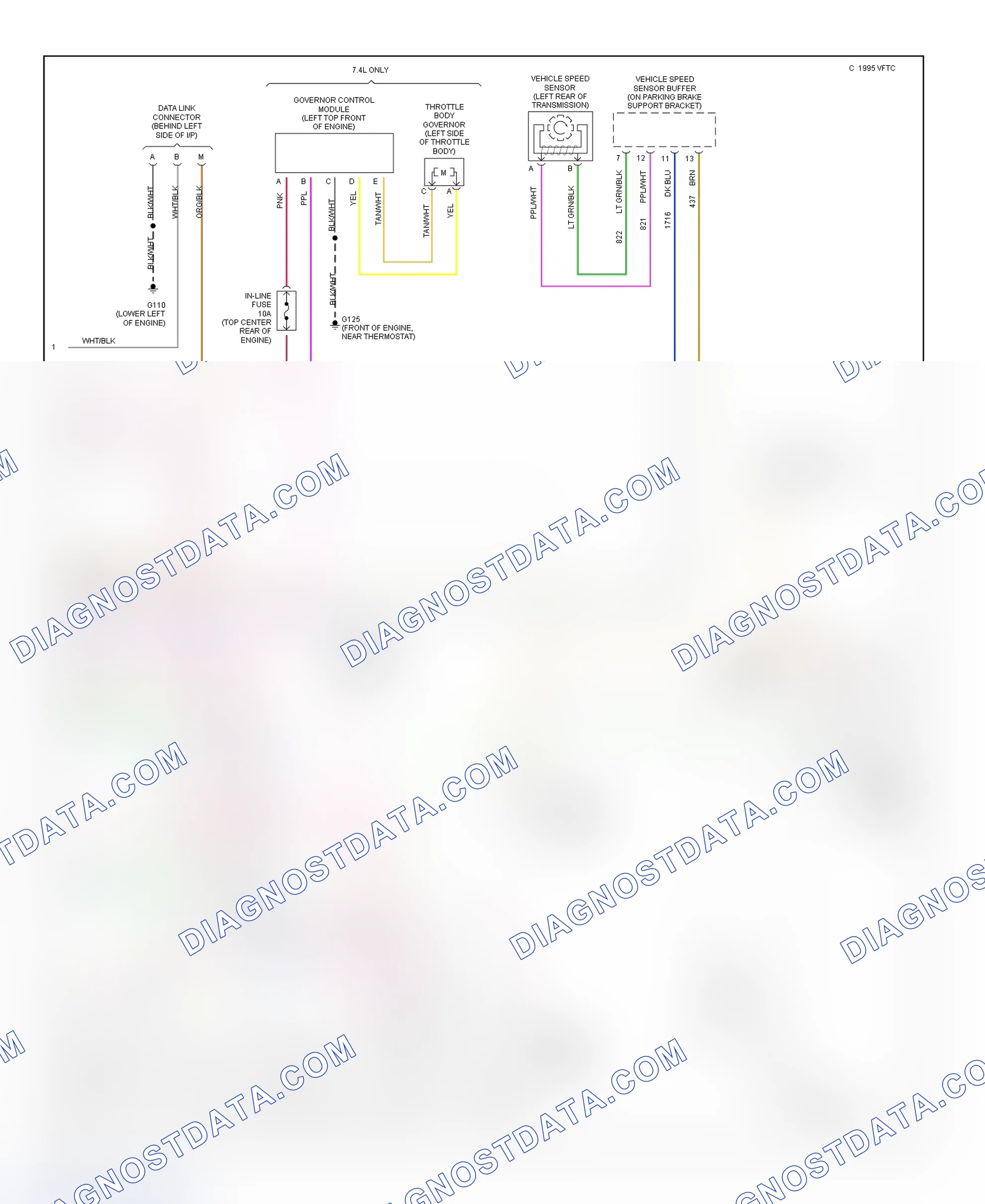 Scheme 28: Wiring Diagram (Van - 4.3L With 4L80-E - 3 Of 3)