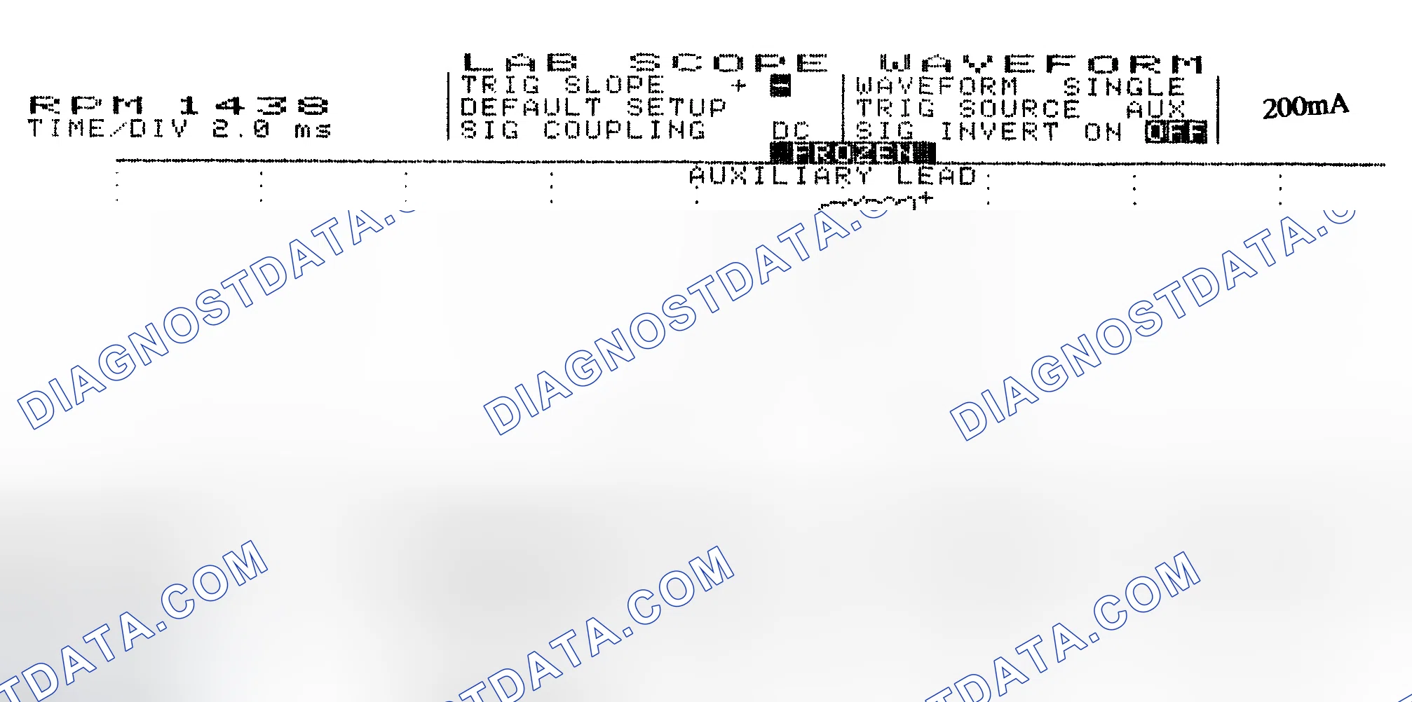 Scheme 15: Single Injector w/Normal Current Flow - Current Pattern