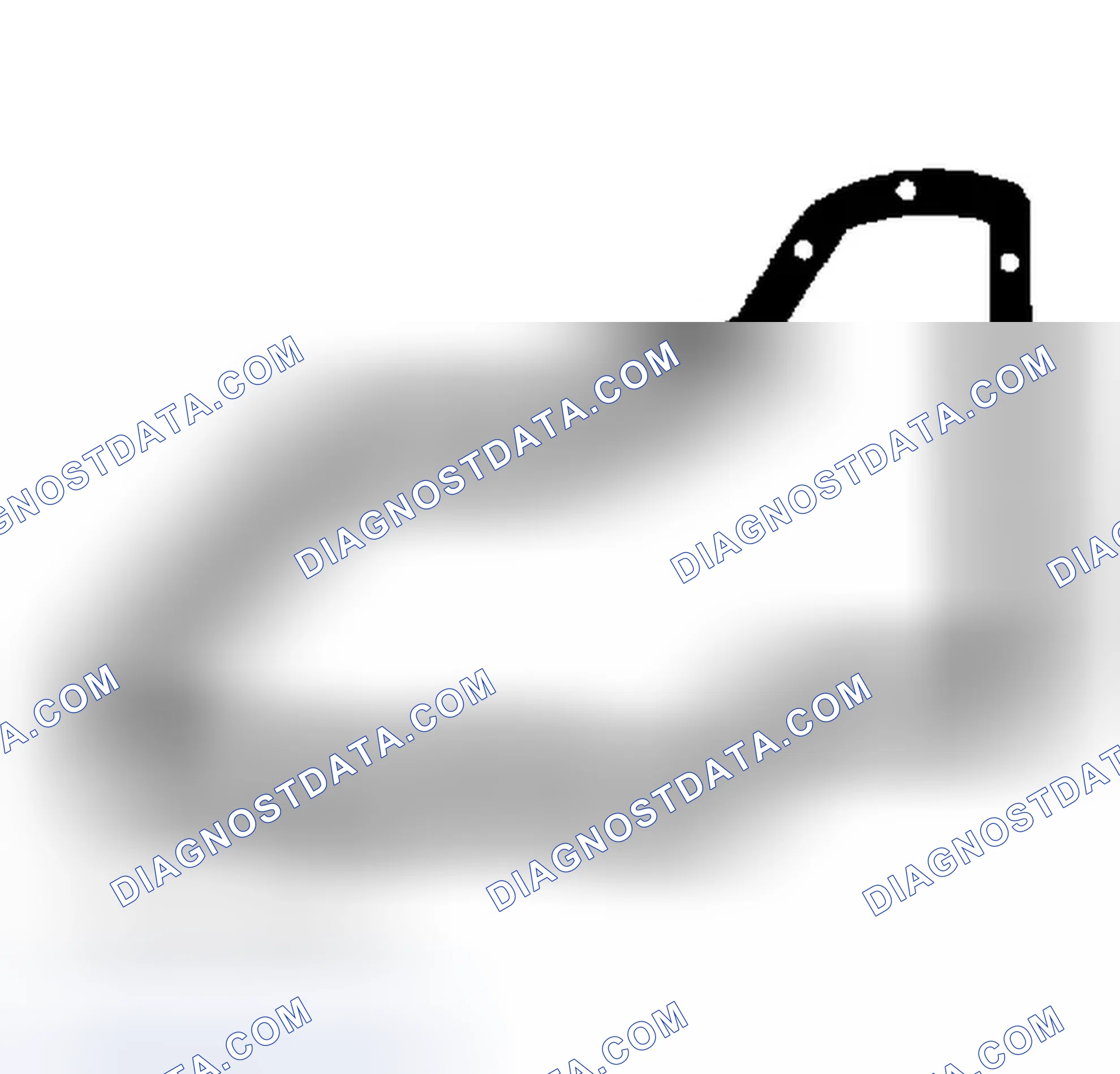 Scheme 6: Identifying Oil Pan Gasket (AX4S)